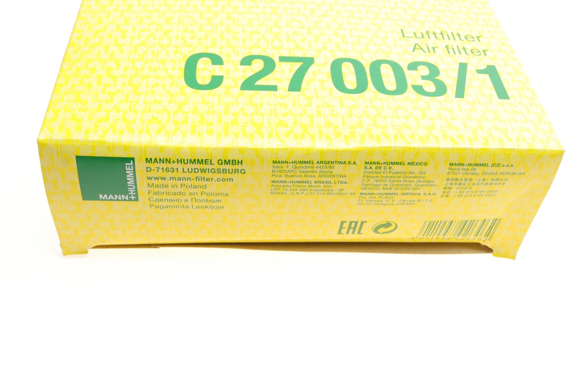 C270031 MANN-FILTER