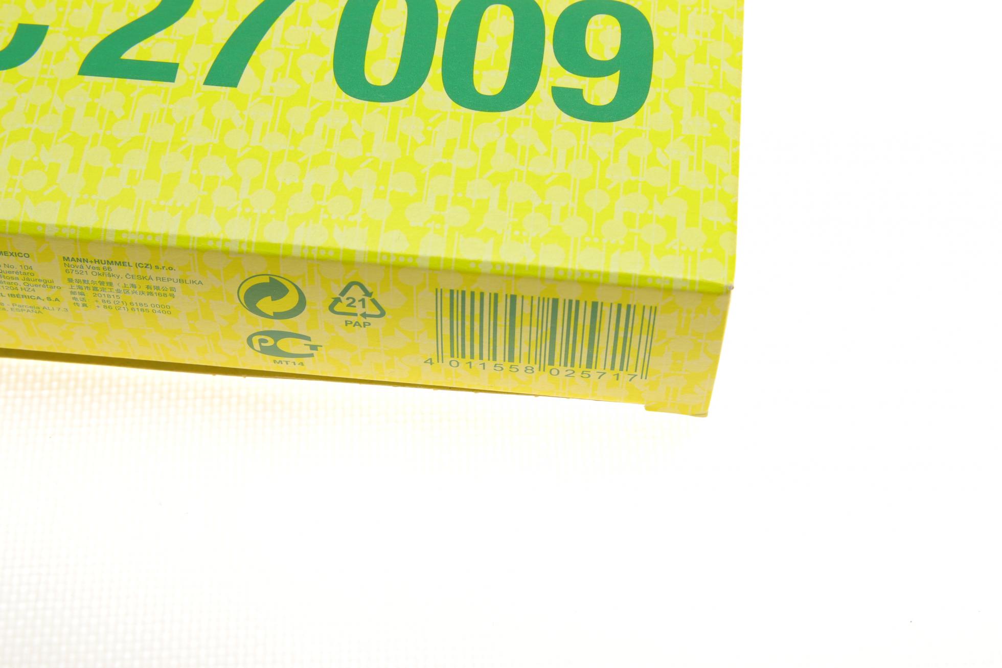 C27009 MANN-FILTER