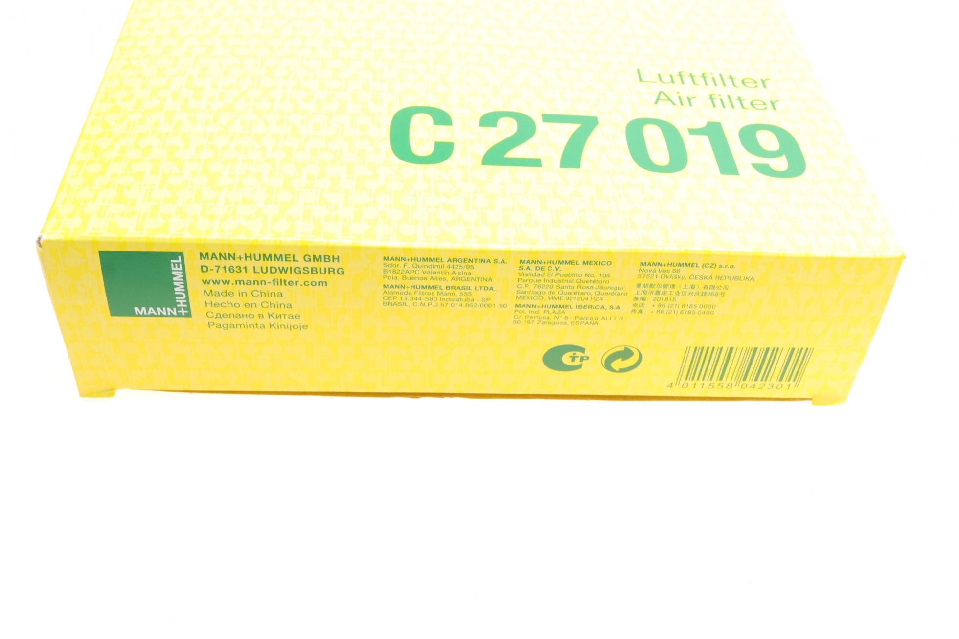 C27019 MANN-FILTER