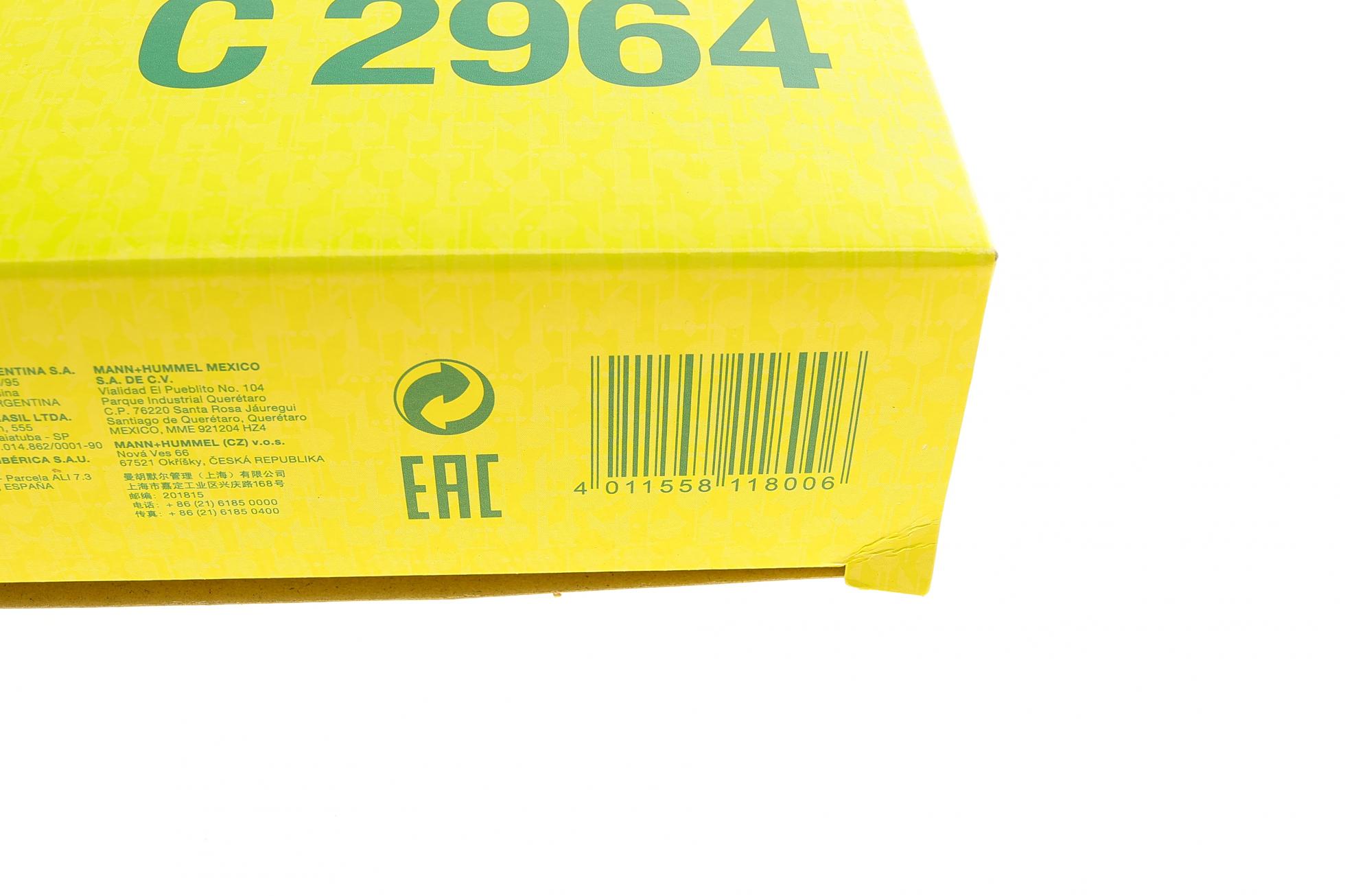 C2964 MANN-FILTER