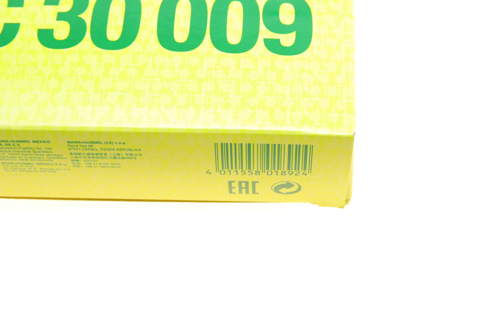 C30009 MANN-FILTER