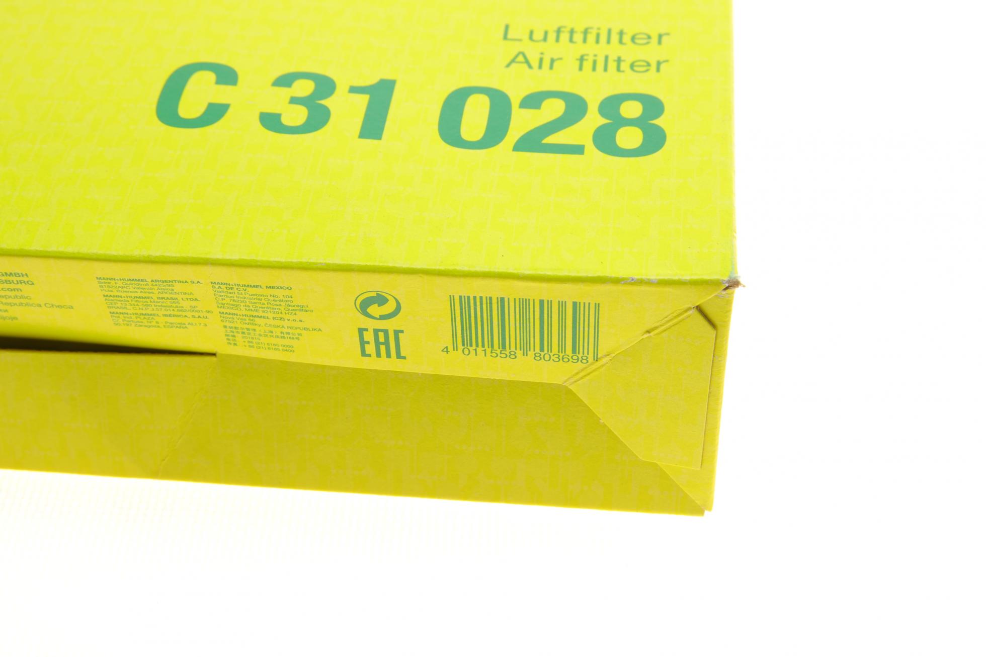 C31028 MANN-FILTER