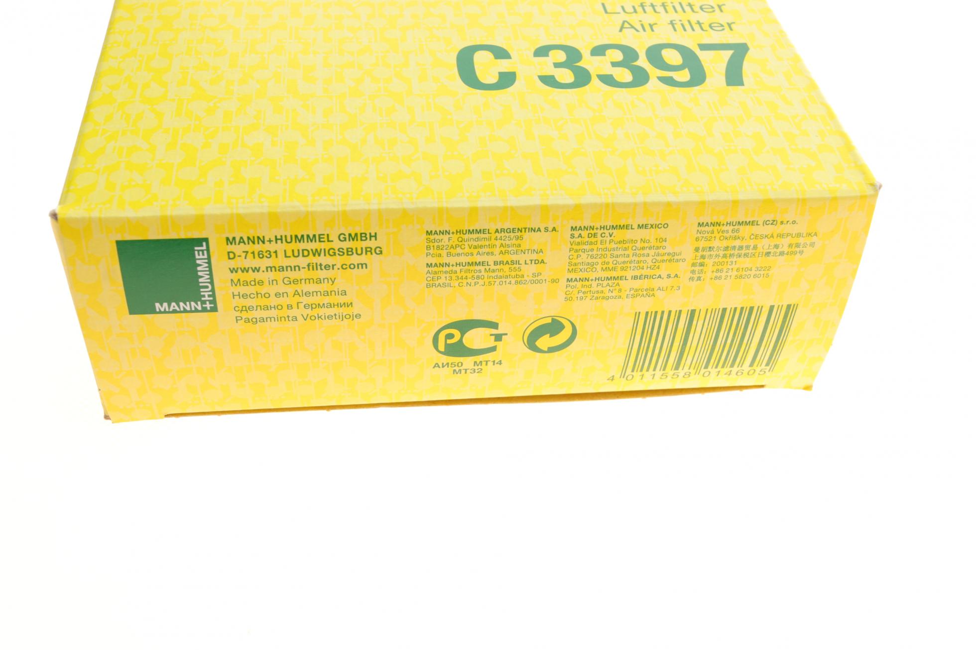 C3397 MANN-FILTER