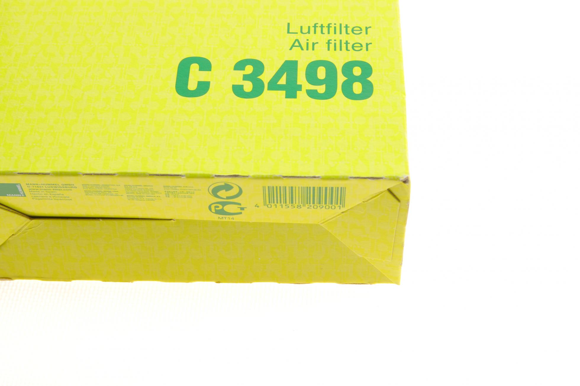 C3498 MANN-FILTER