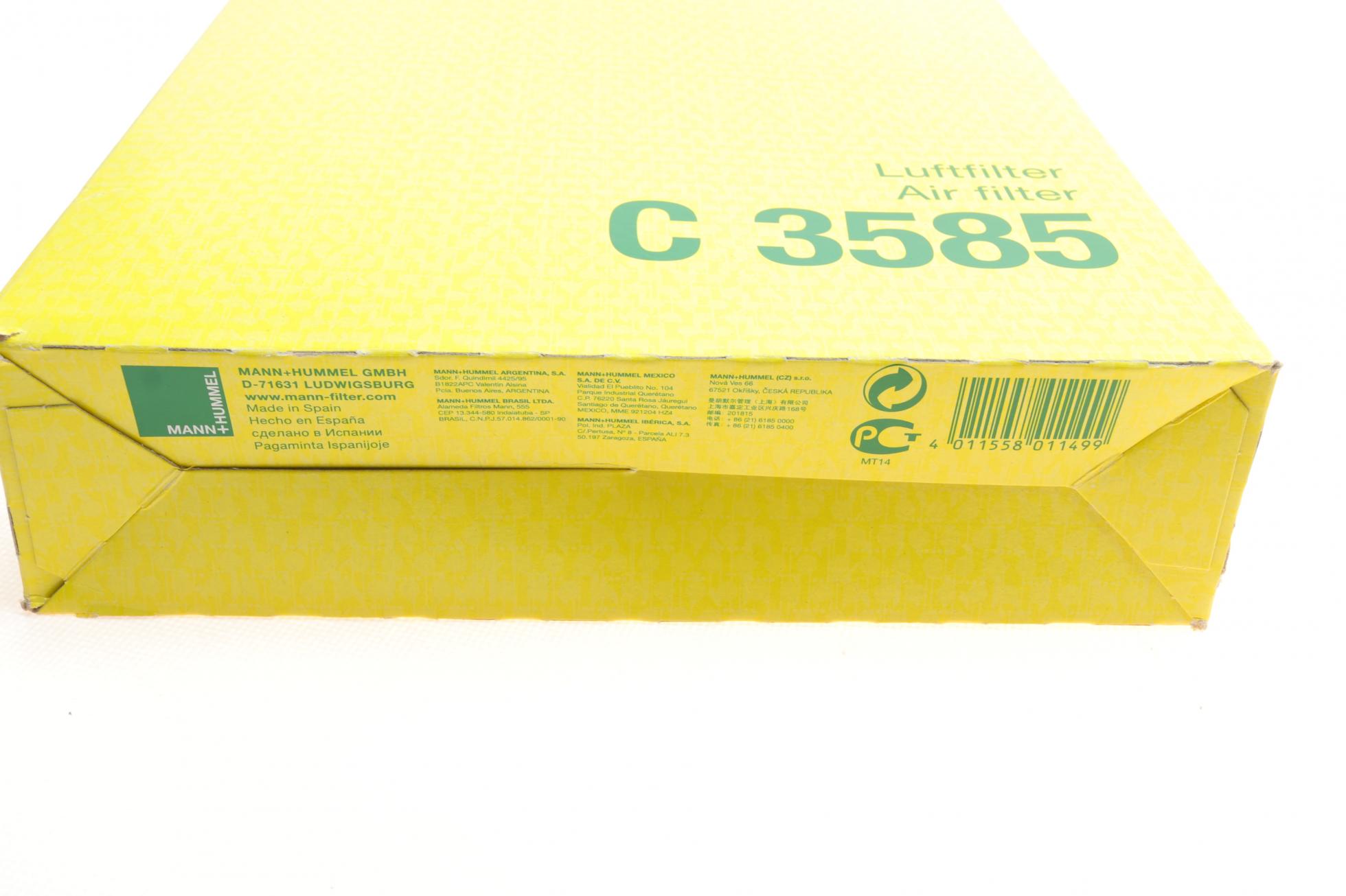 C3585 MANN-FILTER