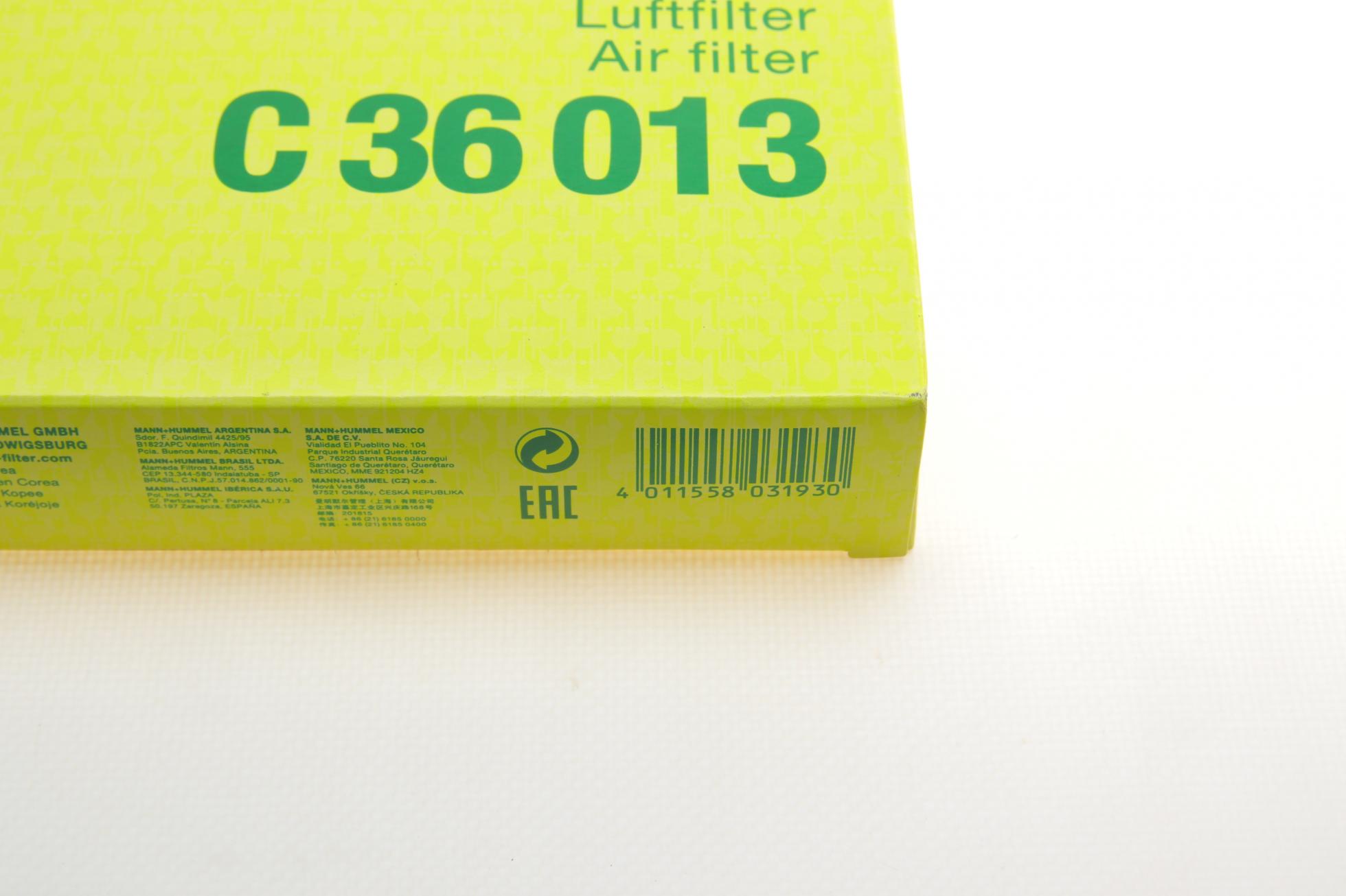 C36013 MANN-FILTER