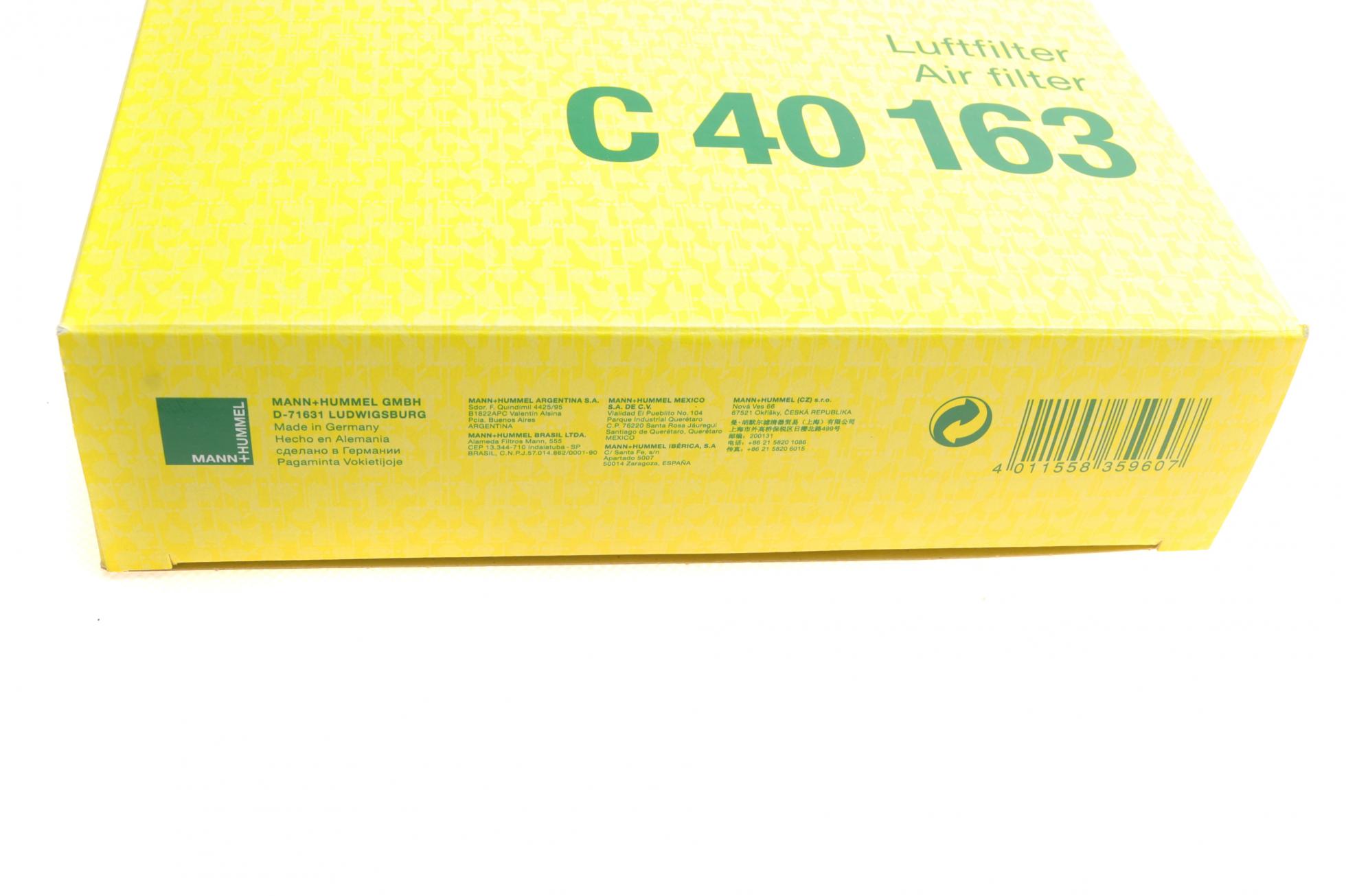 C40163 MANN-FILTER