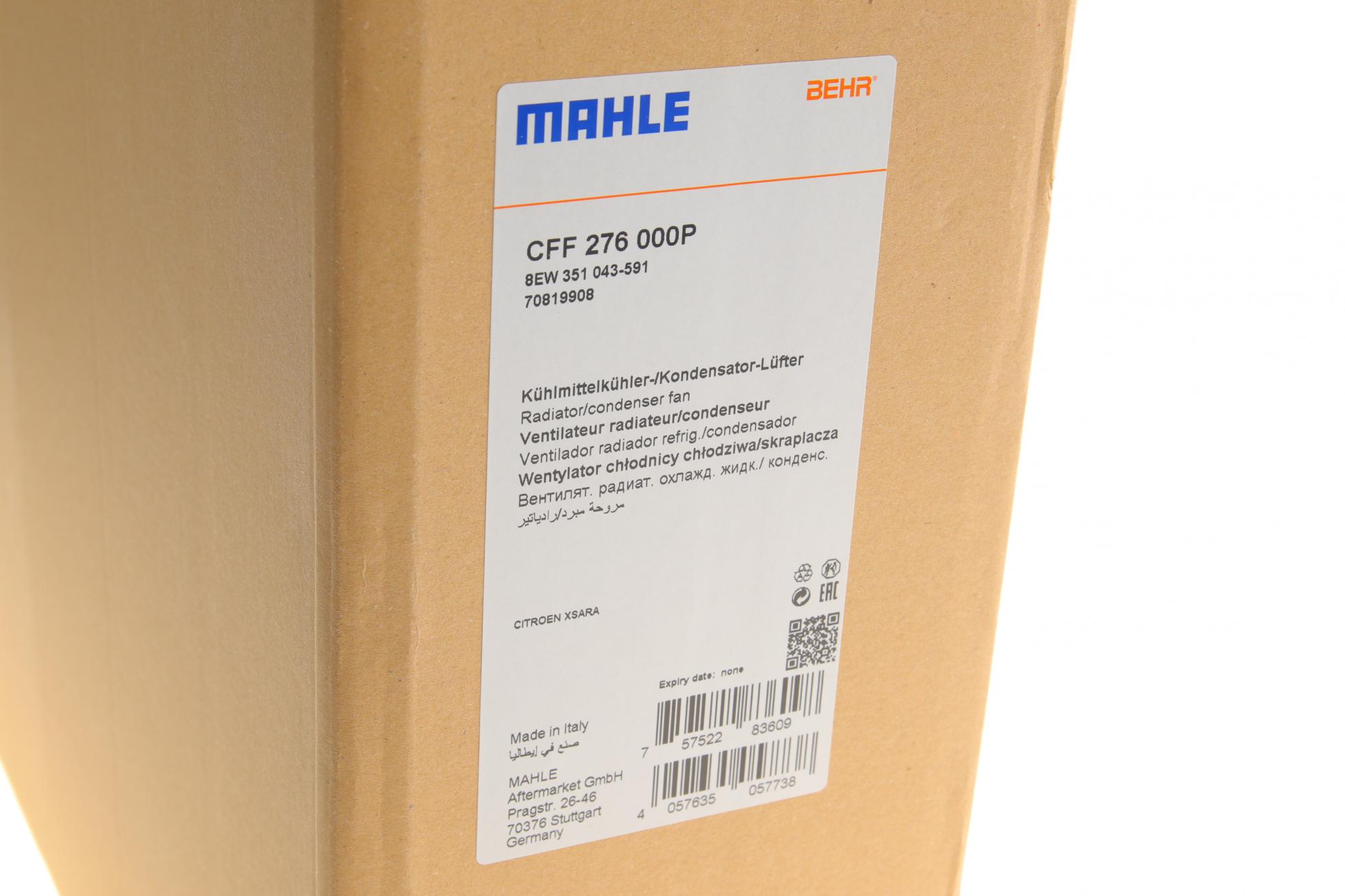 CFF276000P MAHLE