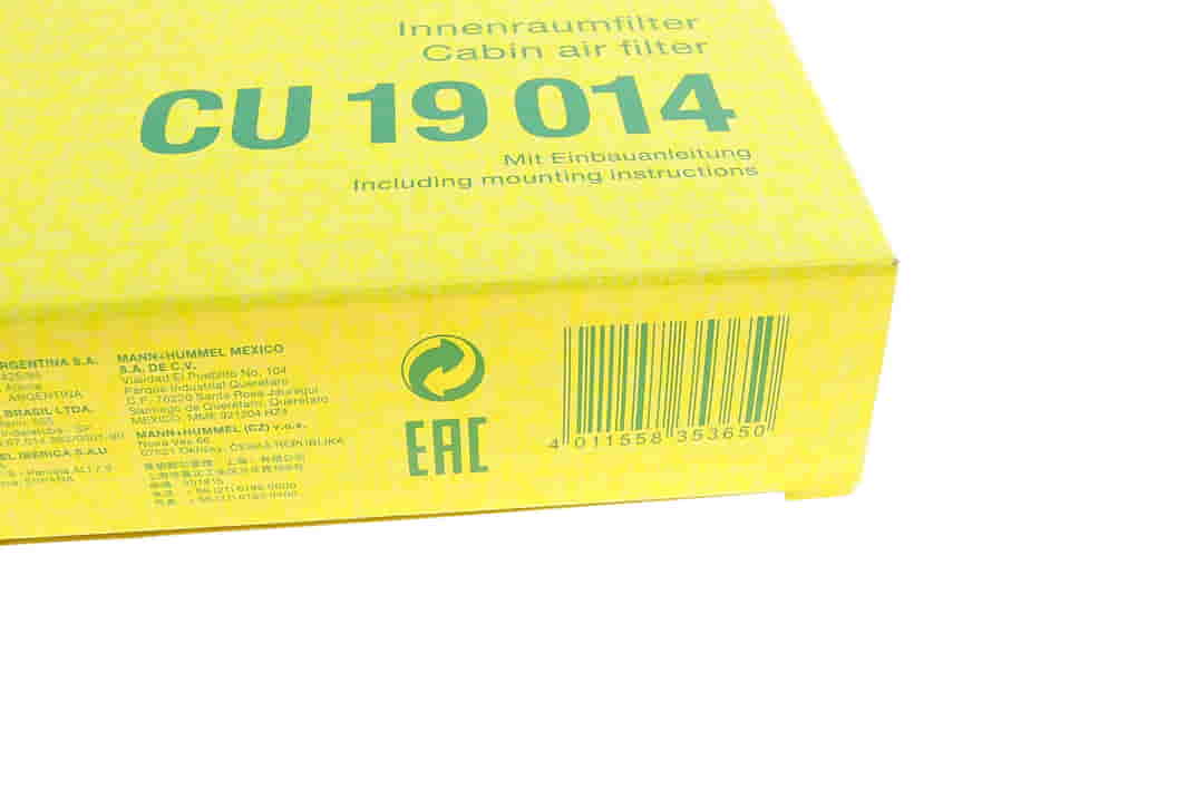 CU19014 MANN-FILTER