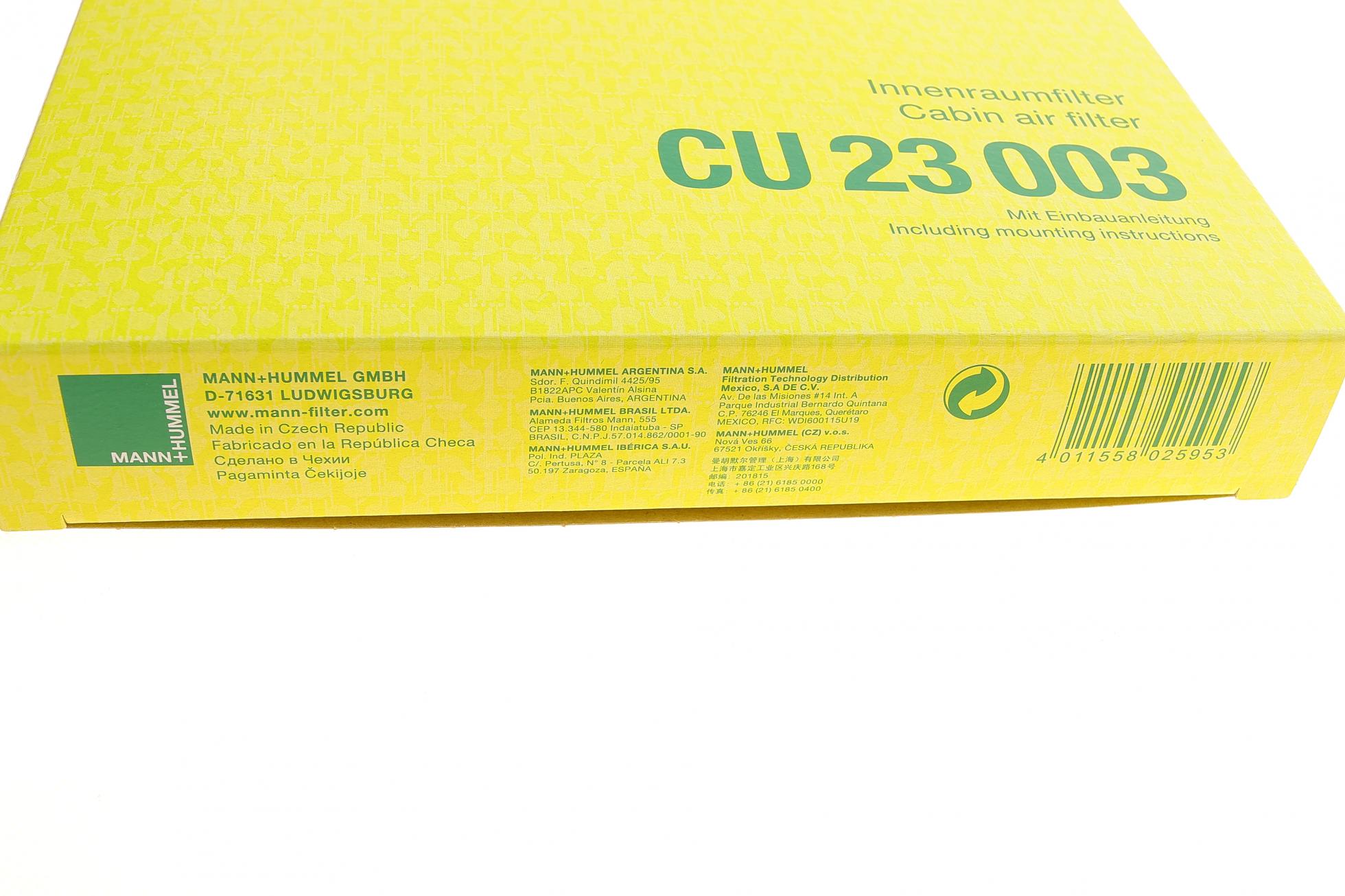 CU23003 MANN-FILTER