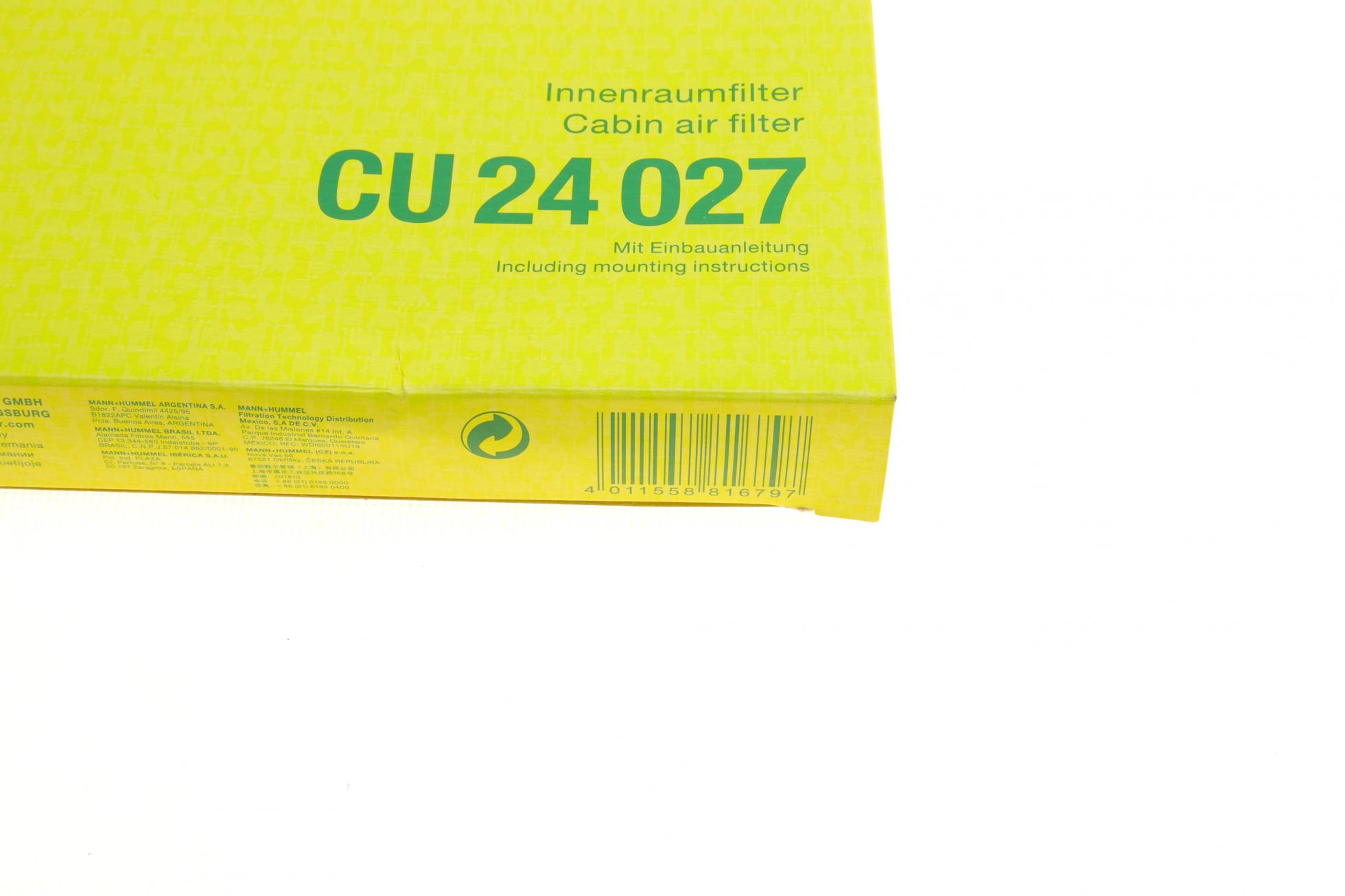 CU24027 MANN-FILTER