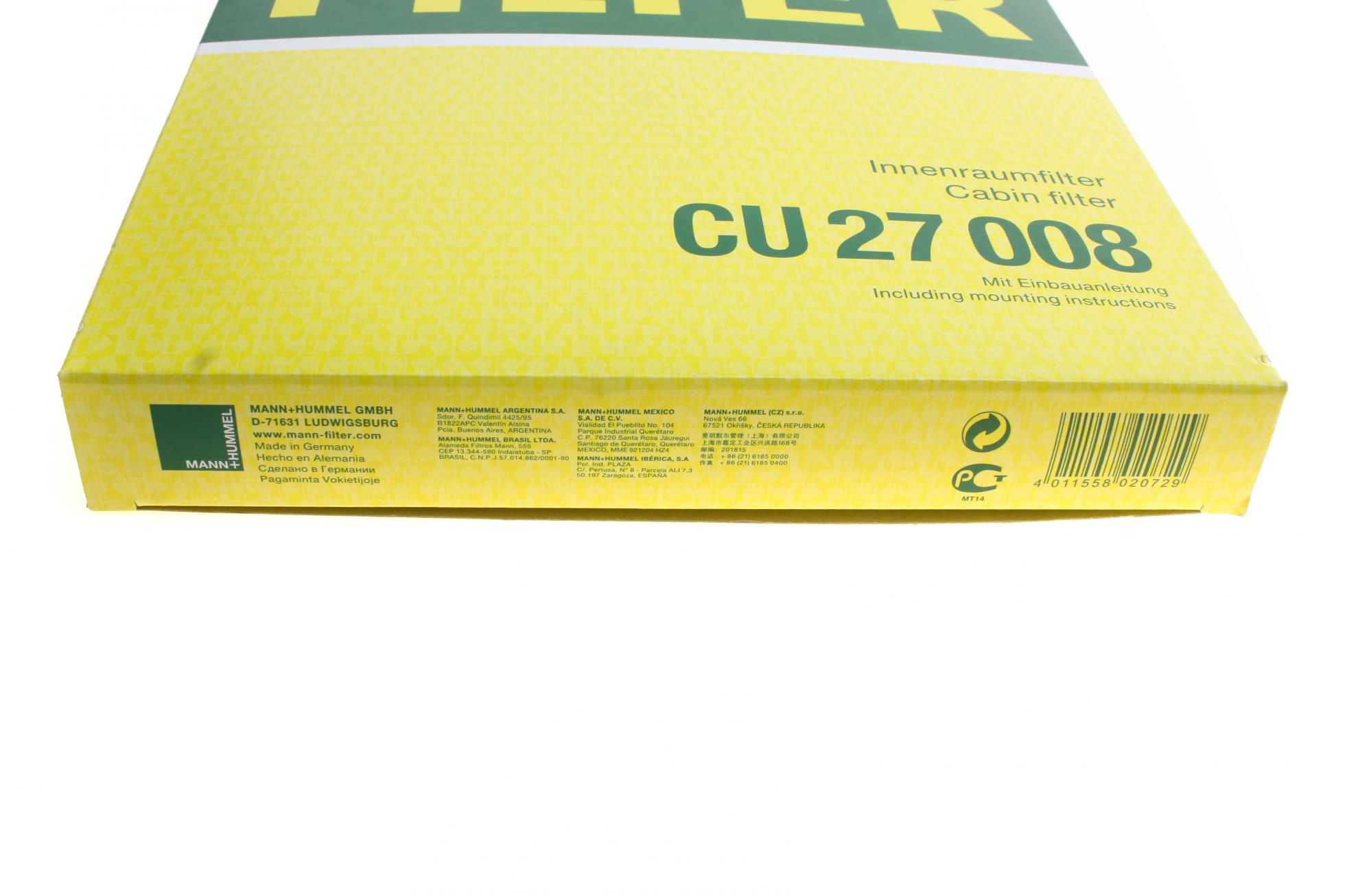 CU27008 MANN-FILTER