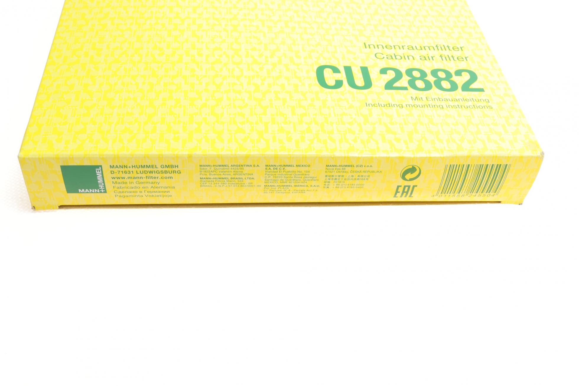 CU2882 MANN-FILTER