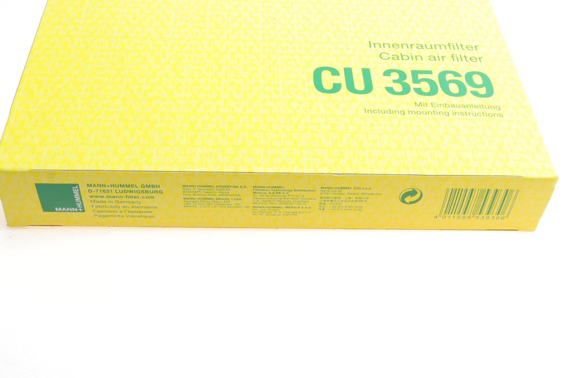 CU3569 MANN-FILTER