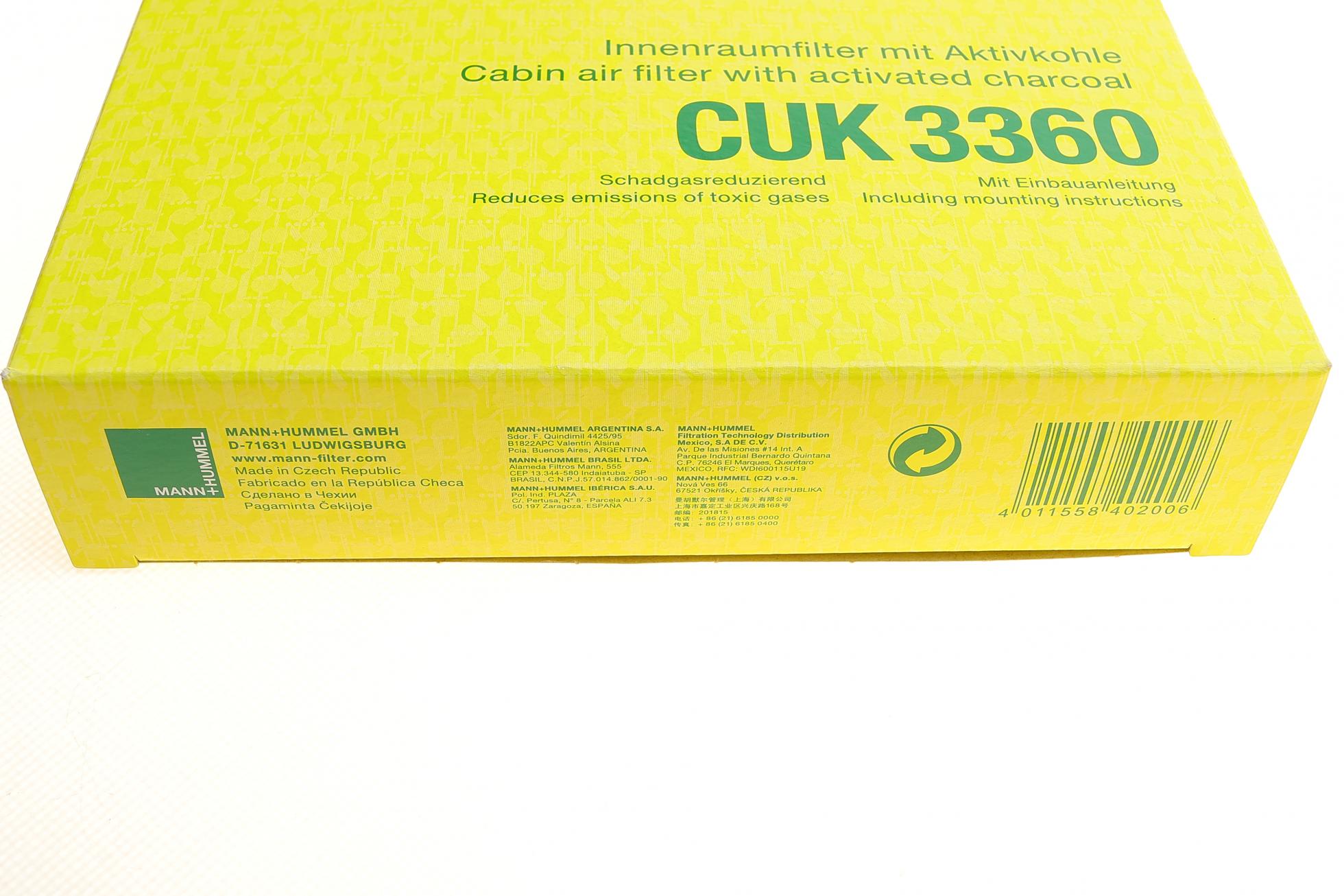 CUK3360 MANN-FILTER