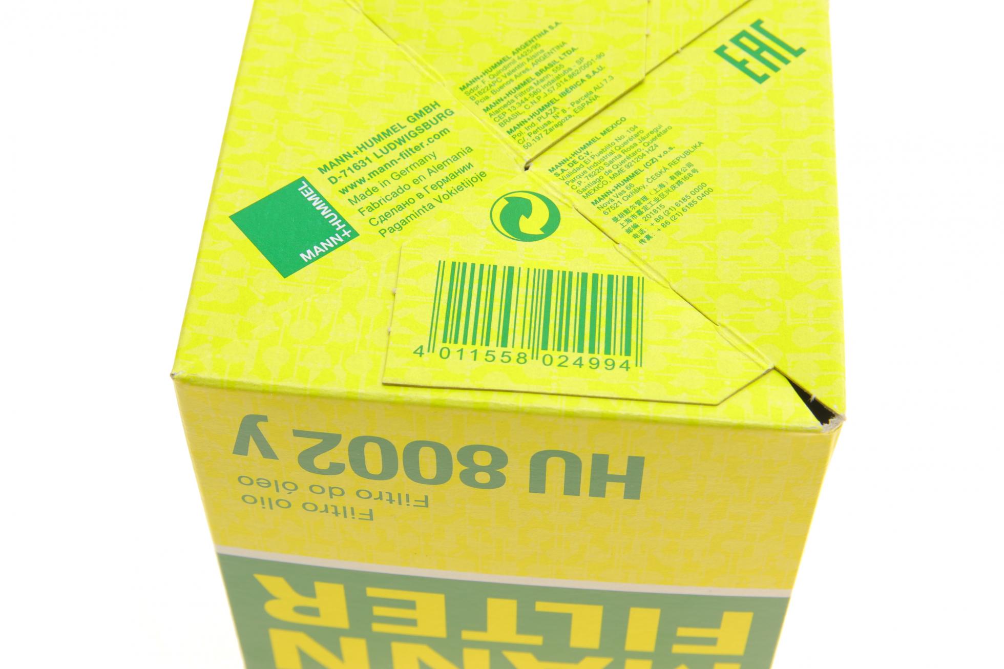 HU8002Y MANN-FILTER