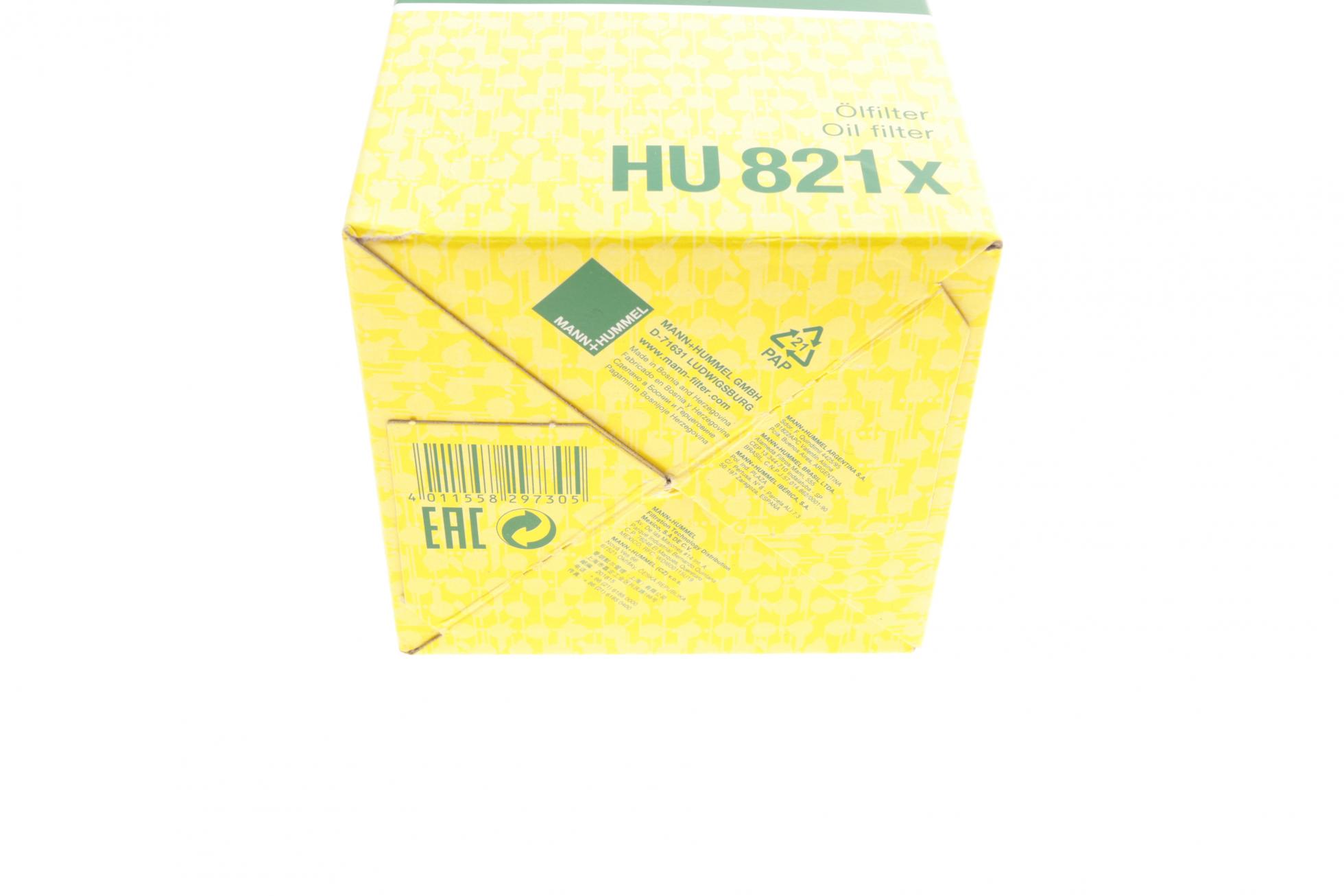 HU821X MANN-FILTER