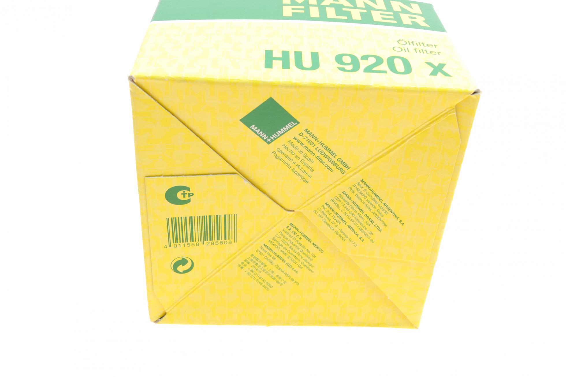HU920X MANN-FILTER