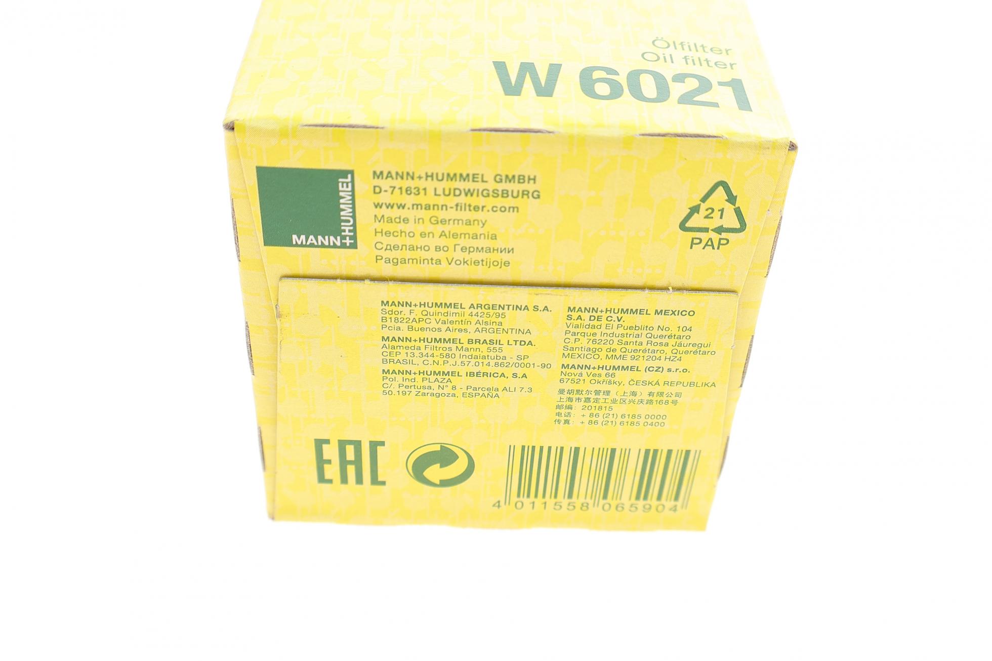 W6021 MANN-FILTER
