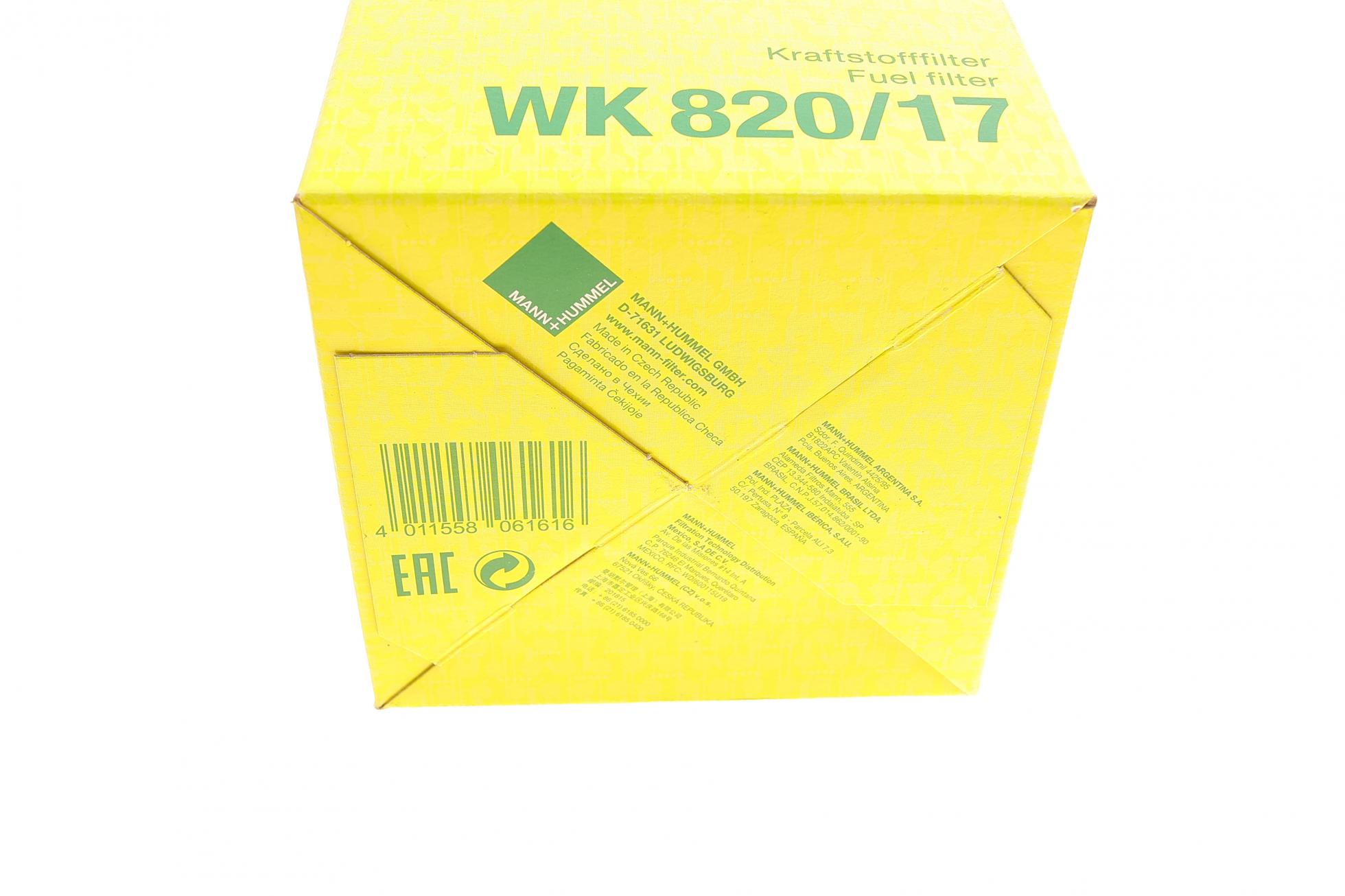 WK82017 MANN-FILTER