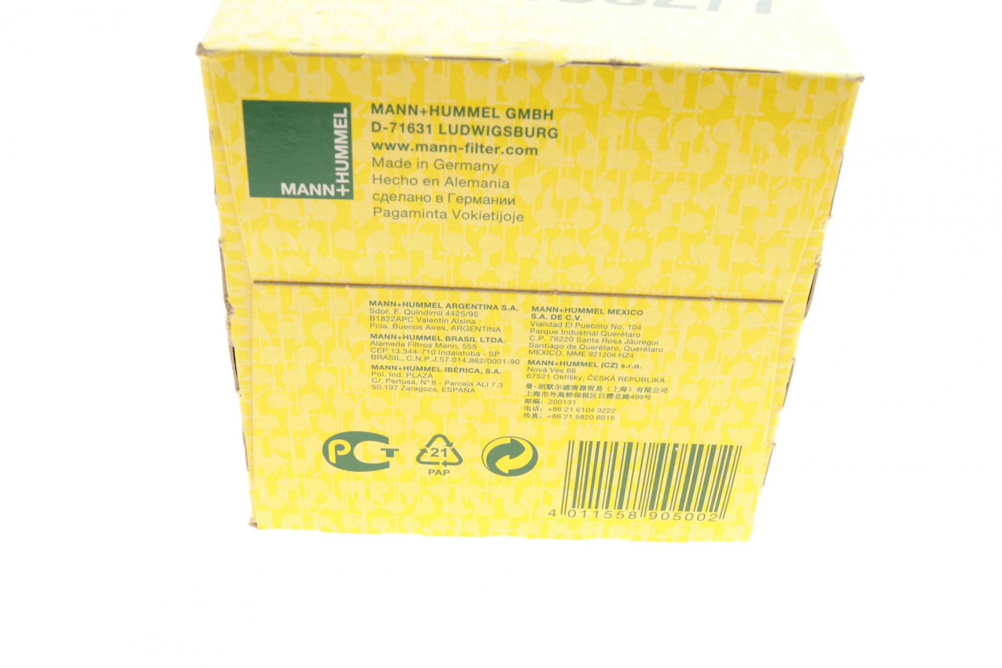 WK9627 MANN-FILTER