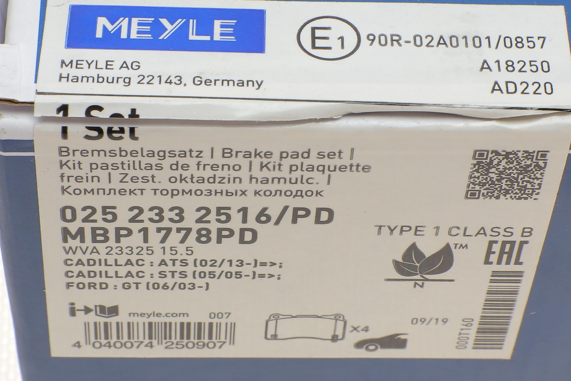 0252332516PD MEYLE