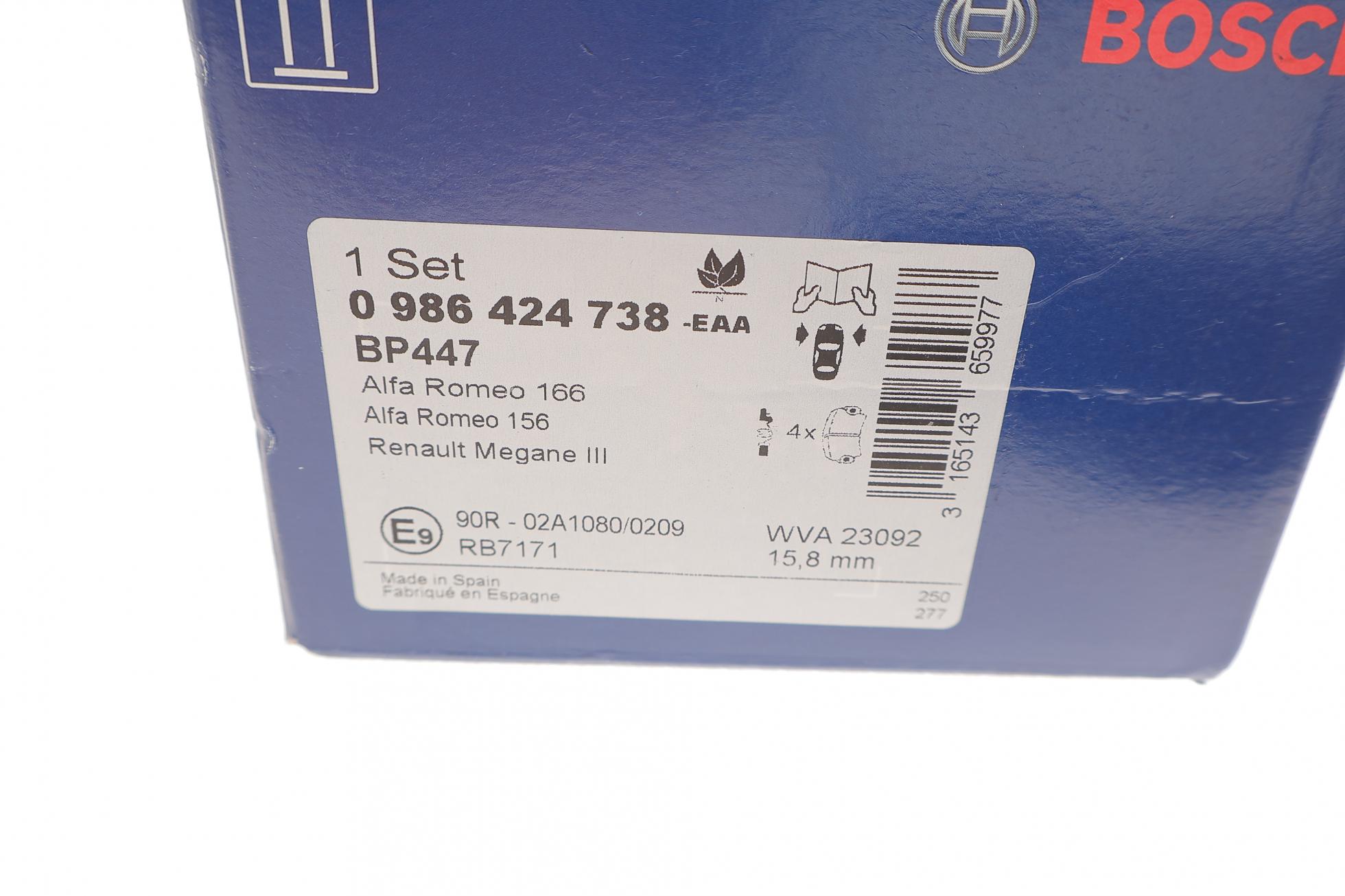 0986424738 BOSCH