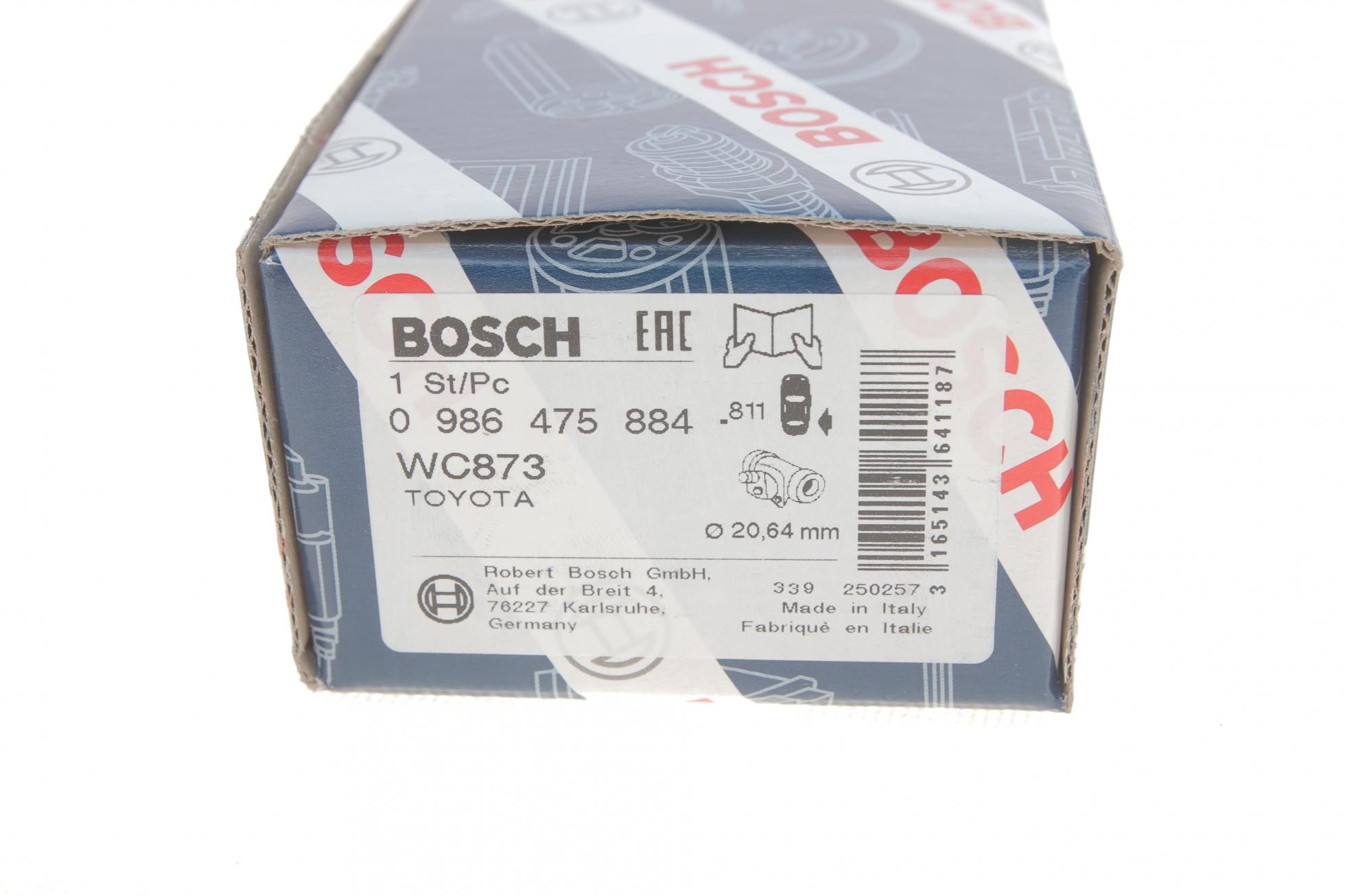 0986475884 BOSCH