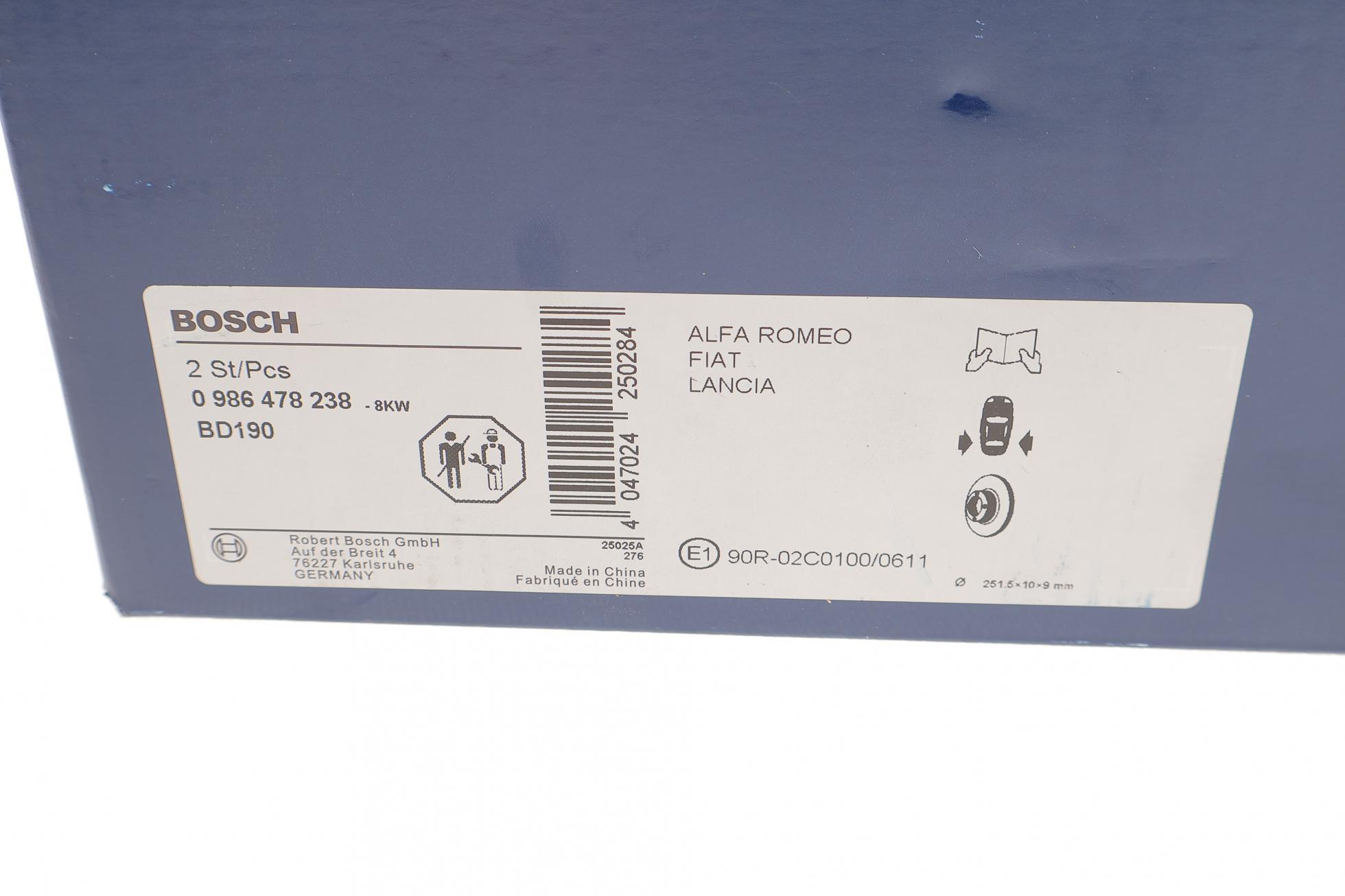 0986478238 BOSCH