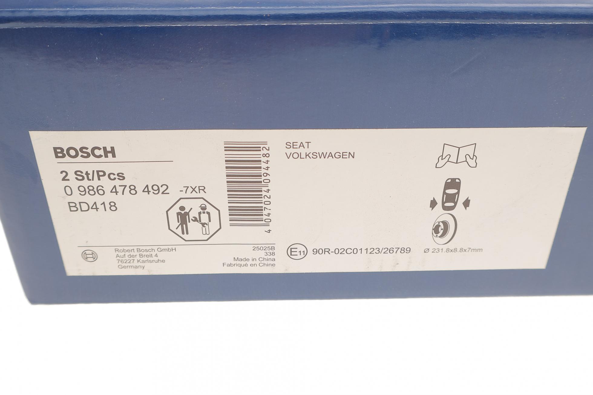 0986478492 BOSCH