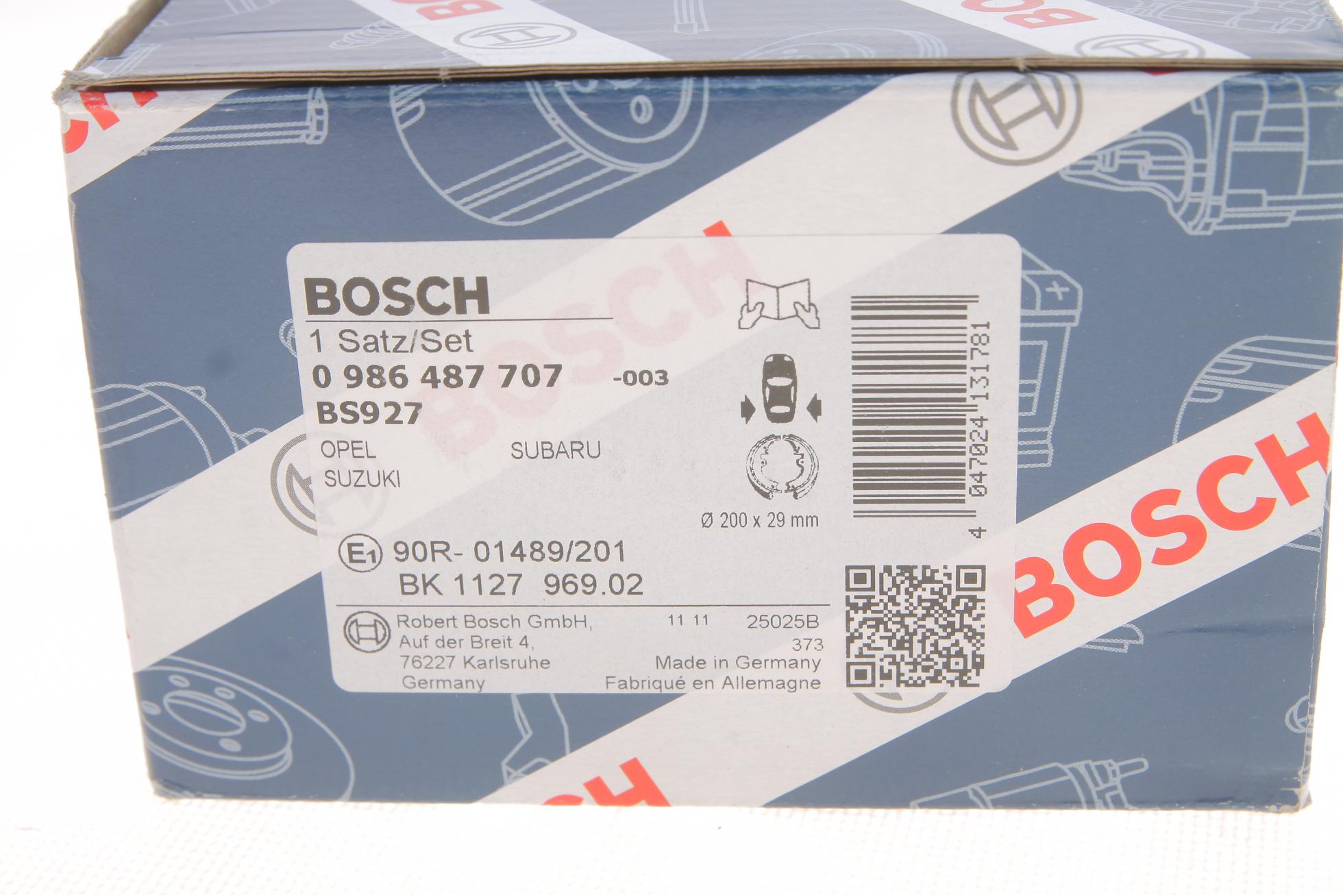0986487707 BOSCH
