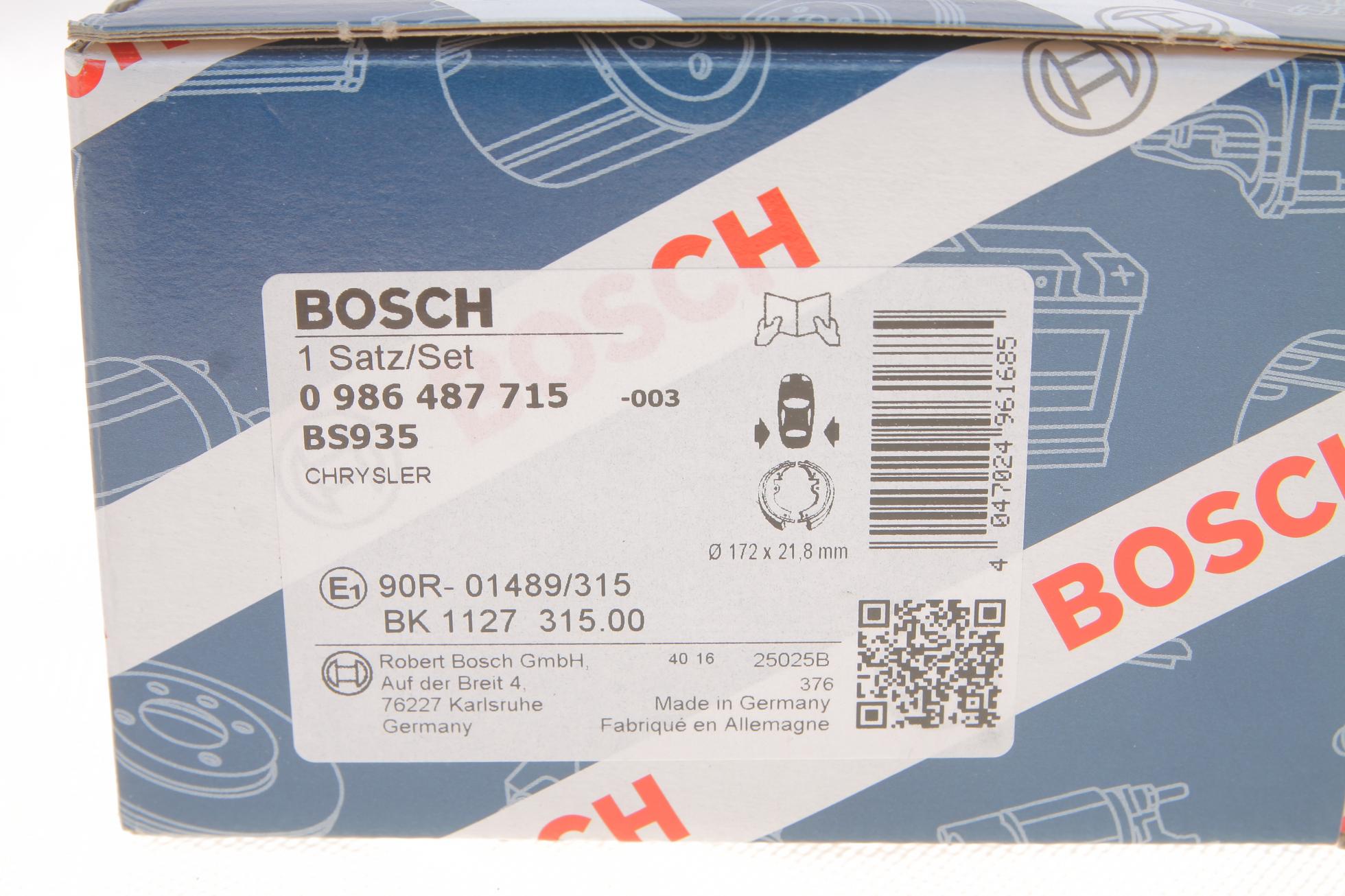 0986487715 BOSCH