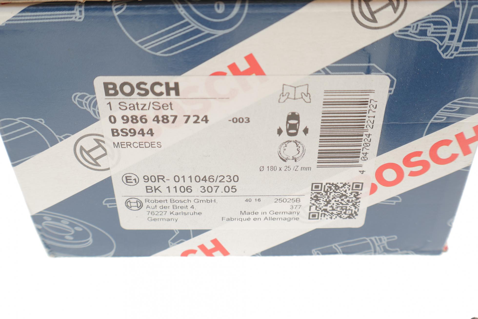 0986487724 BOSCH
