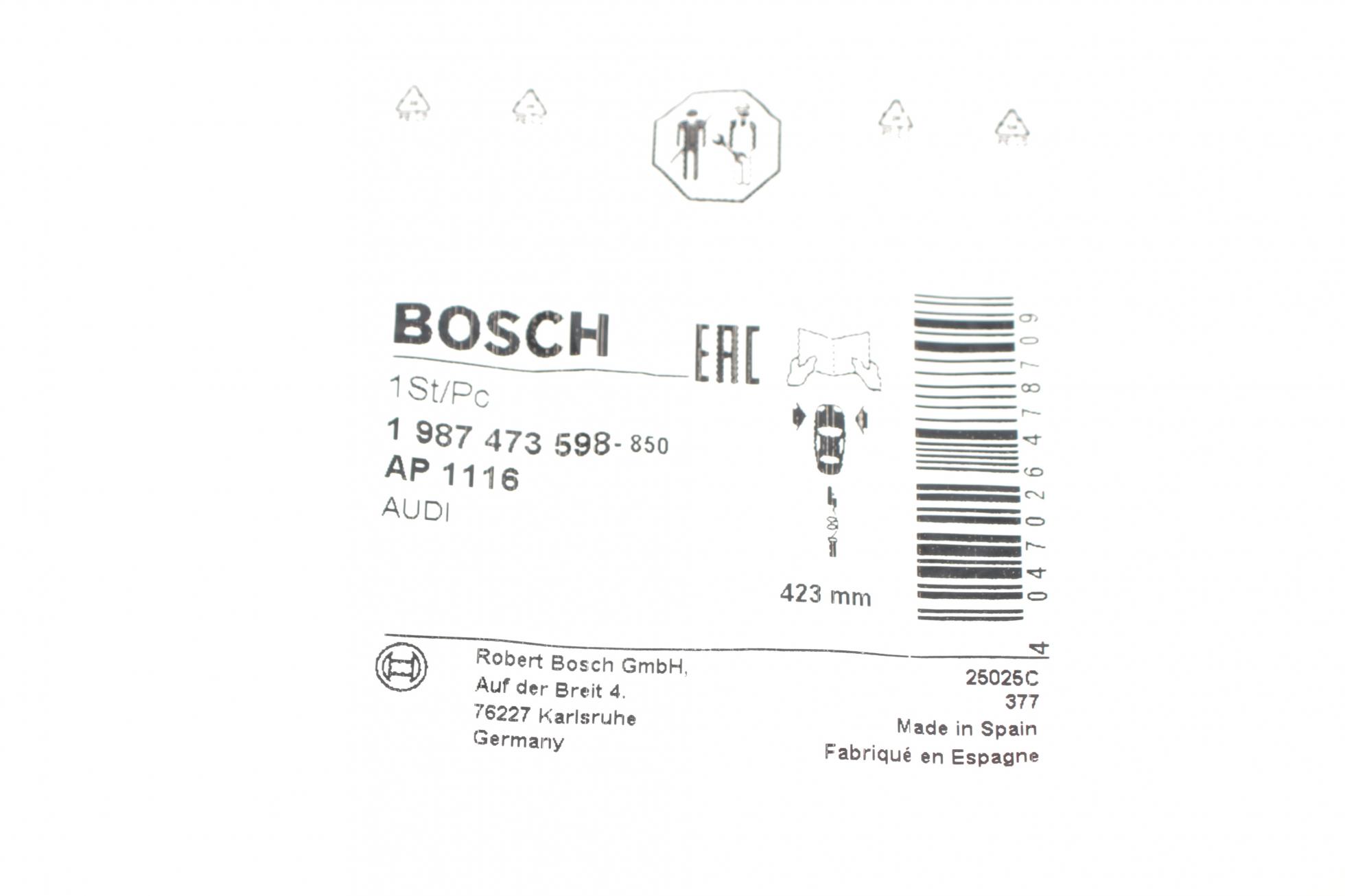 1987473598 BOSCH