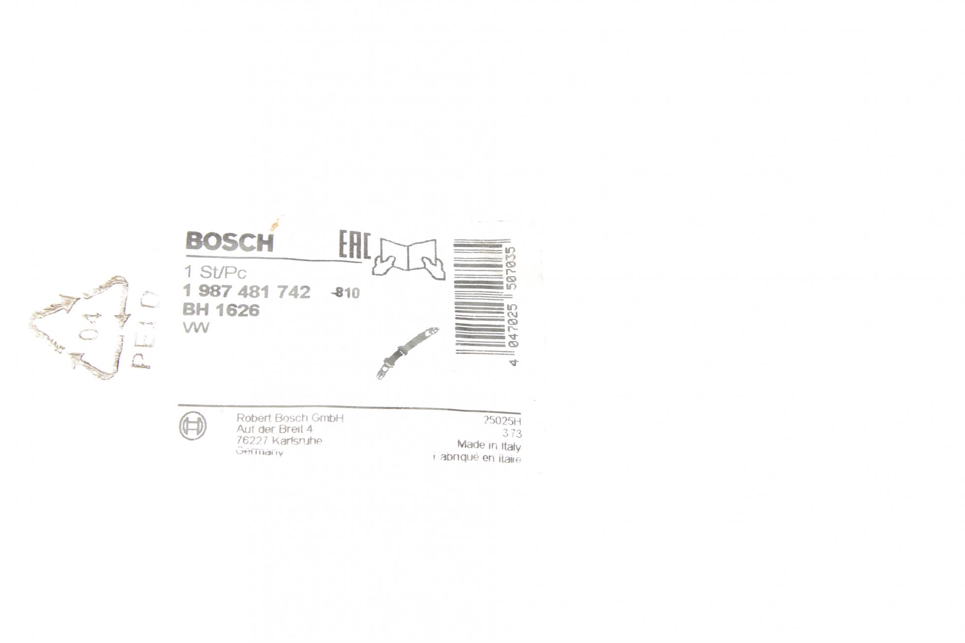 1987481742 BOSCH