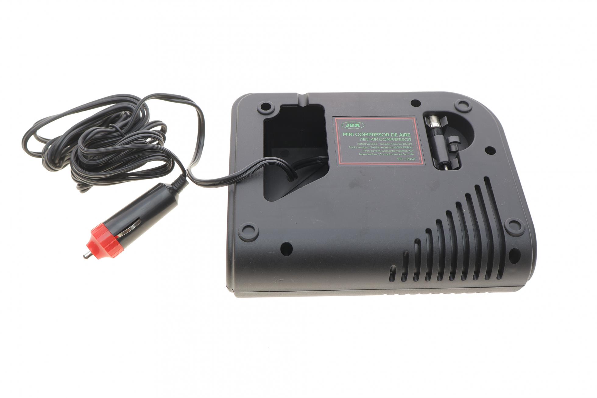 Компрессор пневматический автомобильный 12V/100W/10 BAR (аналоговый манометр)