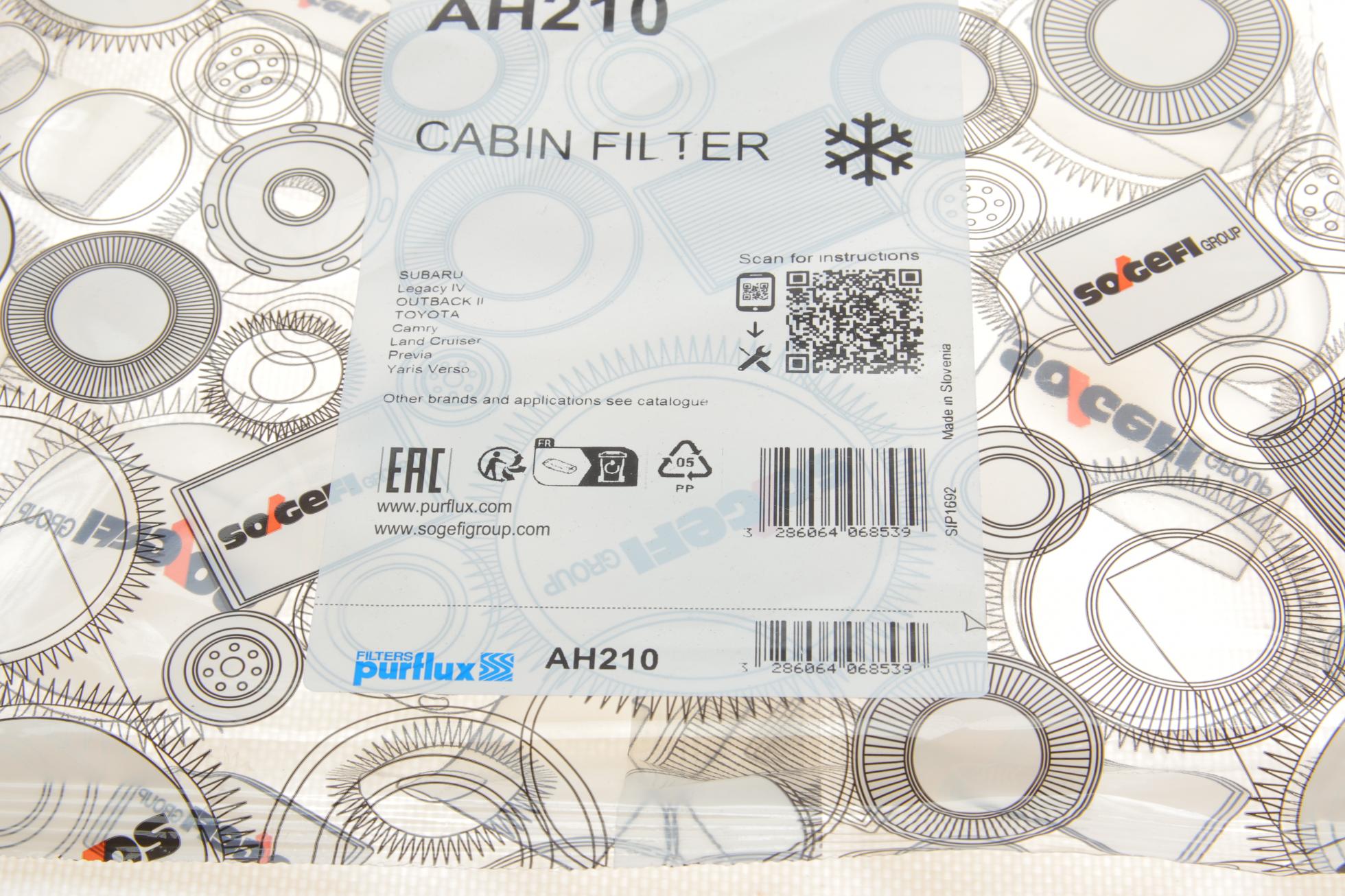 AH210 PURFLUX