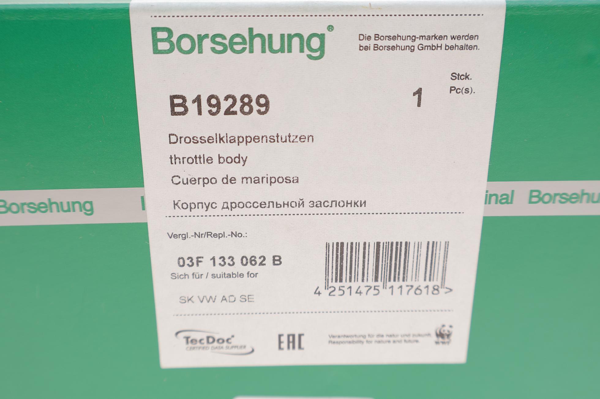 B19289 BORSEHUNG