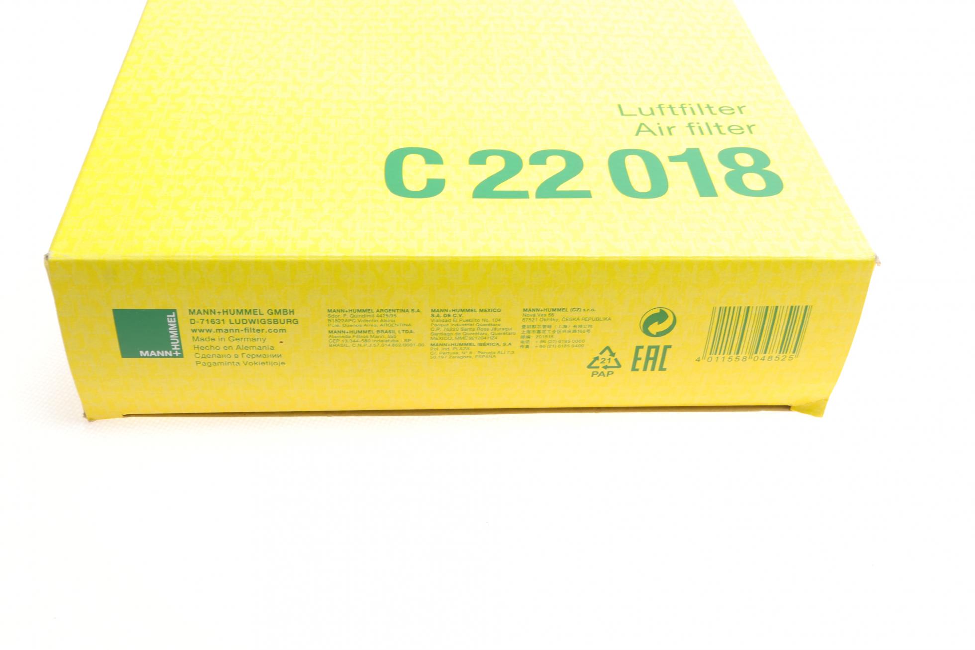 C22018 MANN-FILTER