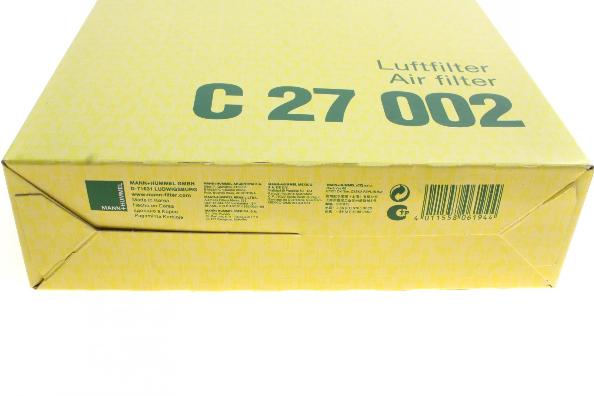 C27002 MANN-FILTER
