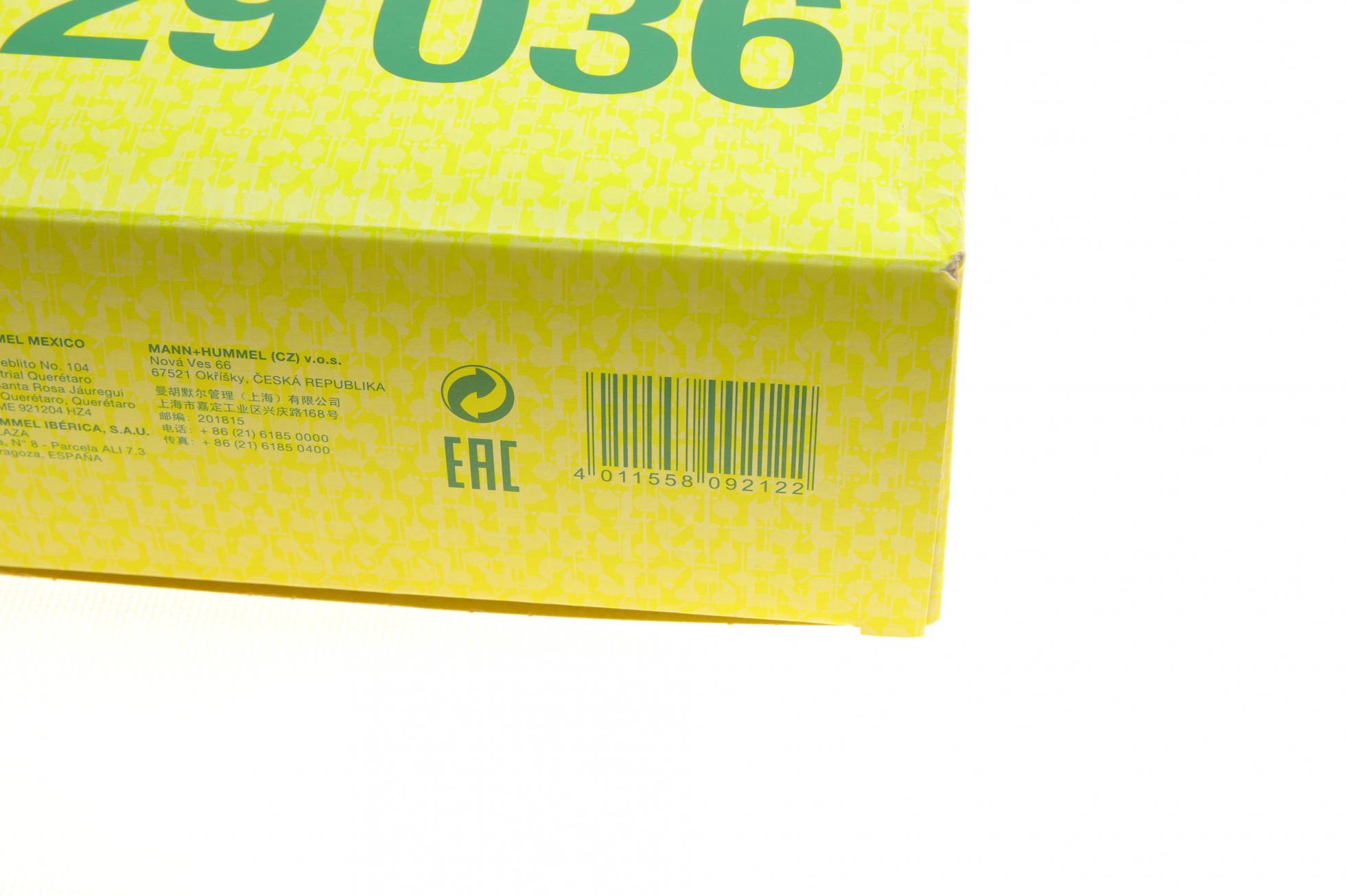 C29036 MANN-FILTER