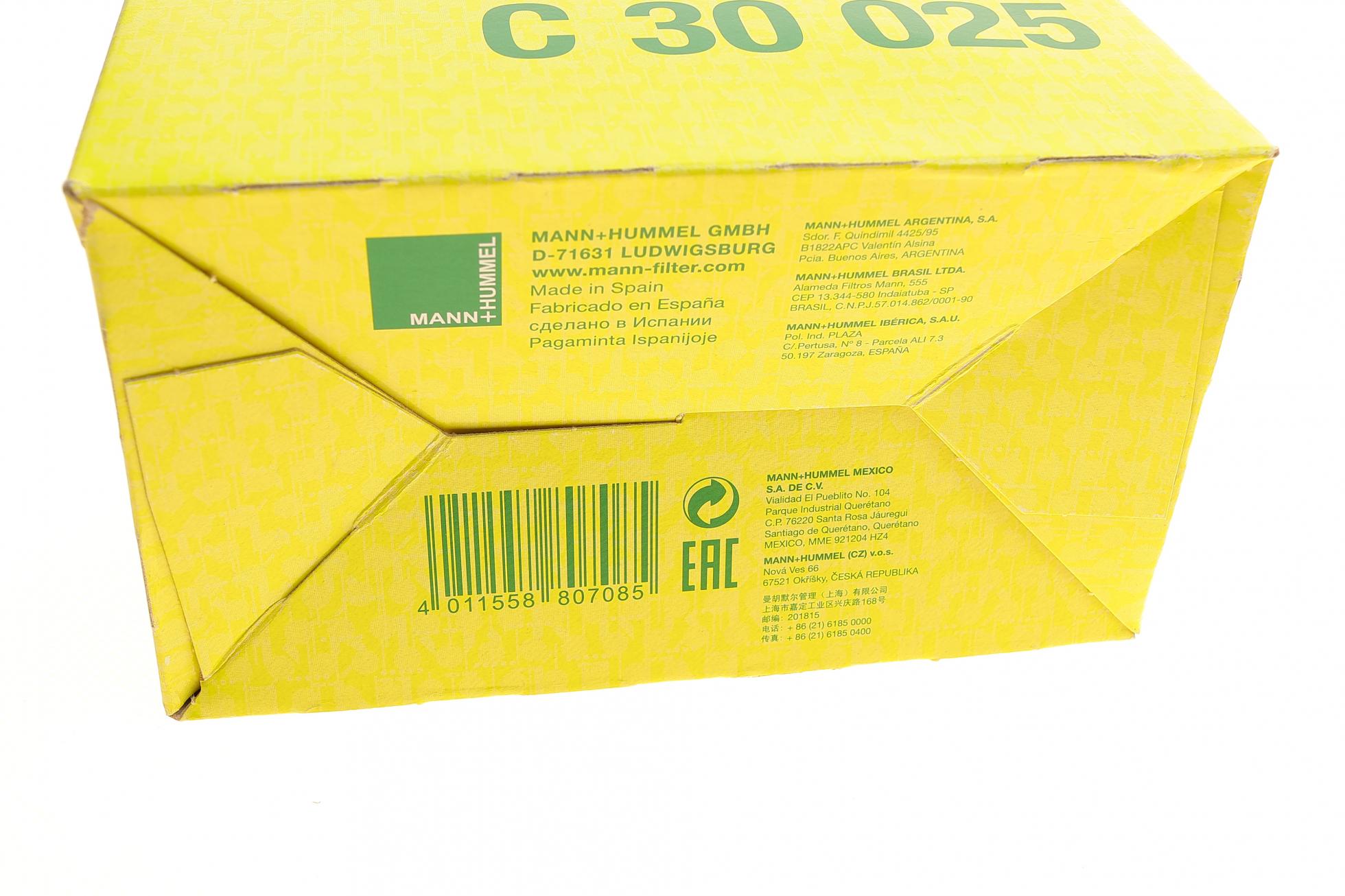 C30025 MANN-FILTER