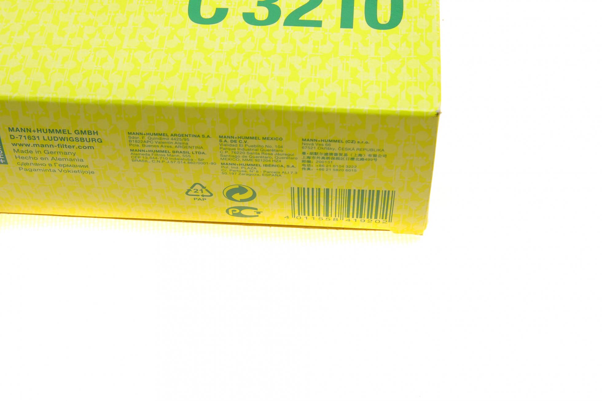 C3210 MANN-FILTER