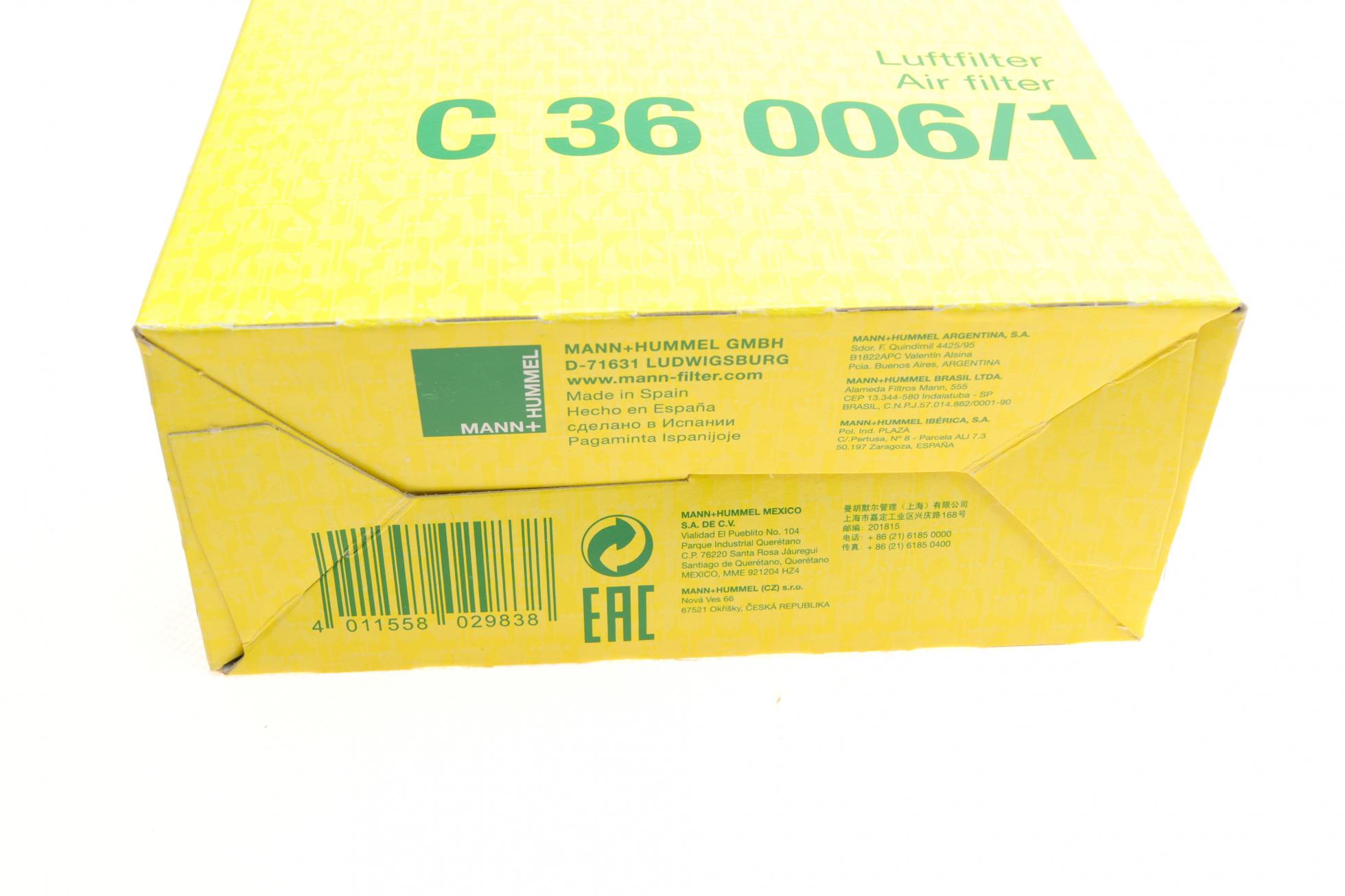 C360061 MANN-FILTER