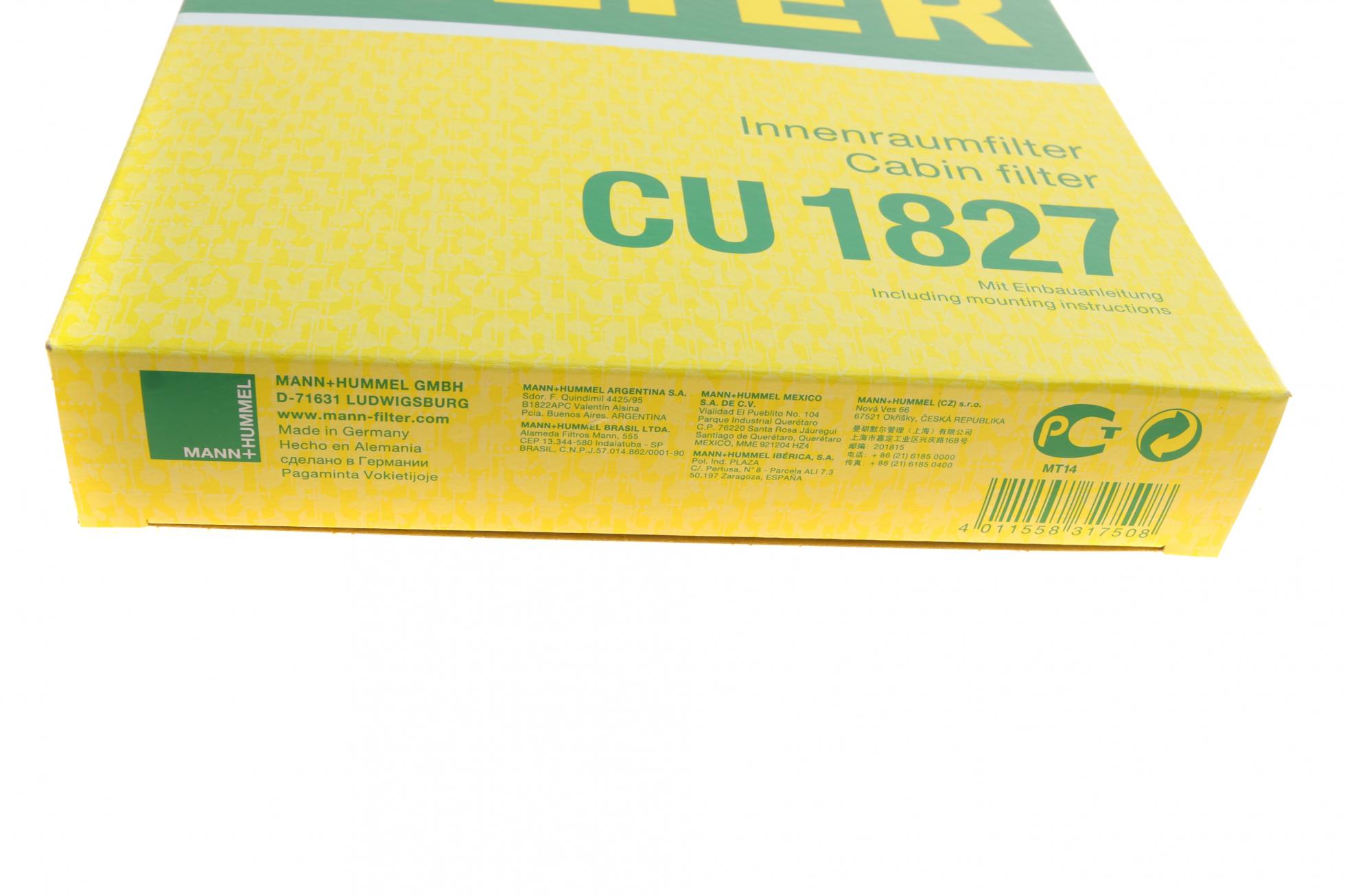 CU1827 MANN-FILTER