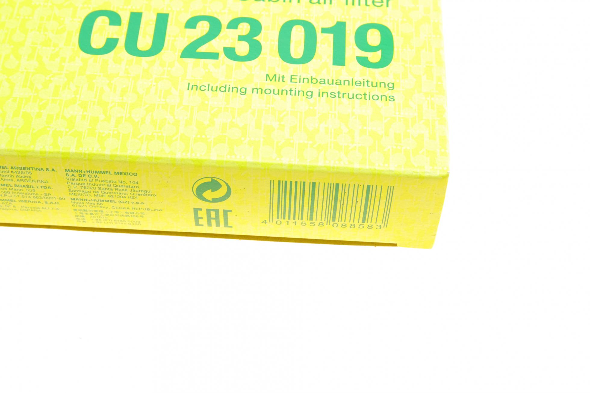CU23019 MANN-FILTER