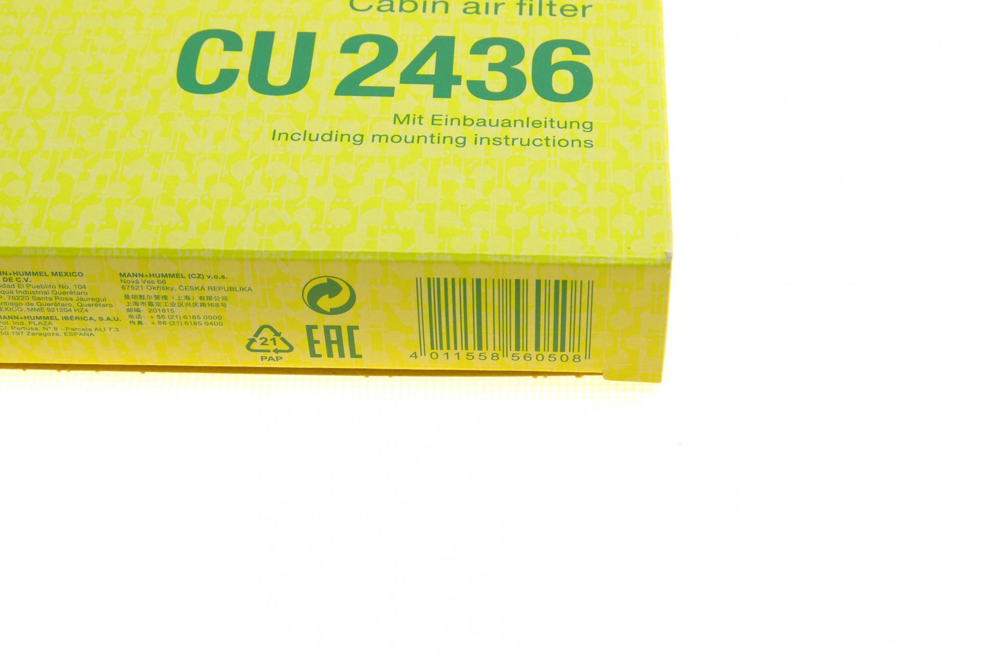 CU2436 MANN-FILTER
