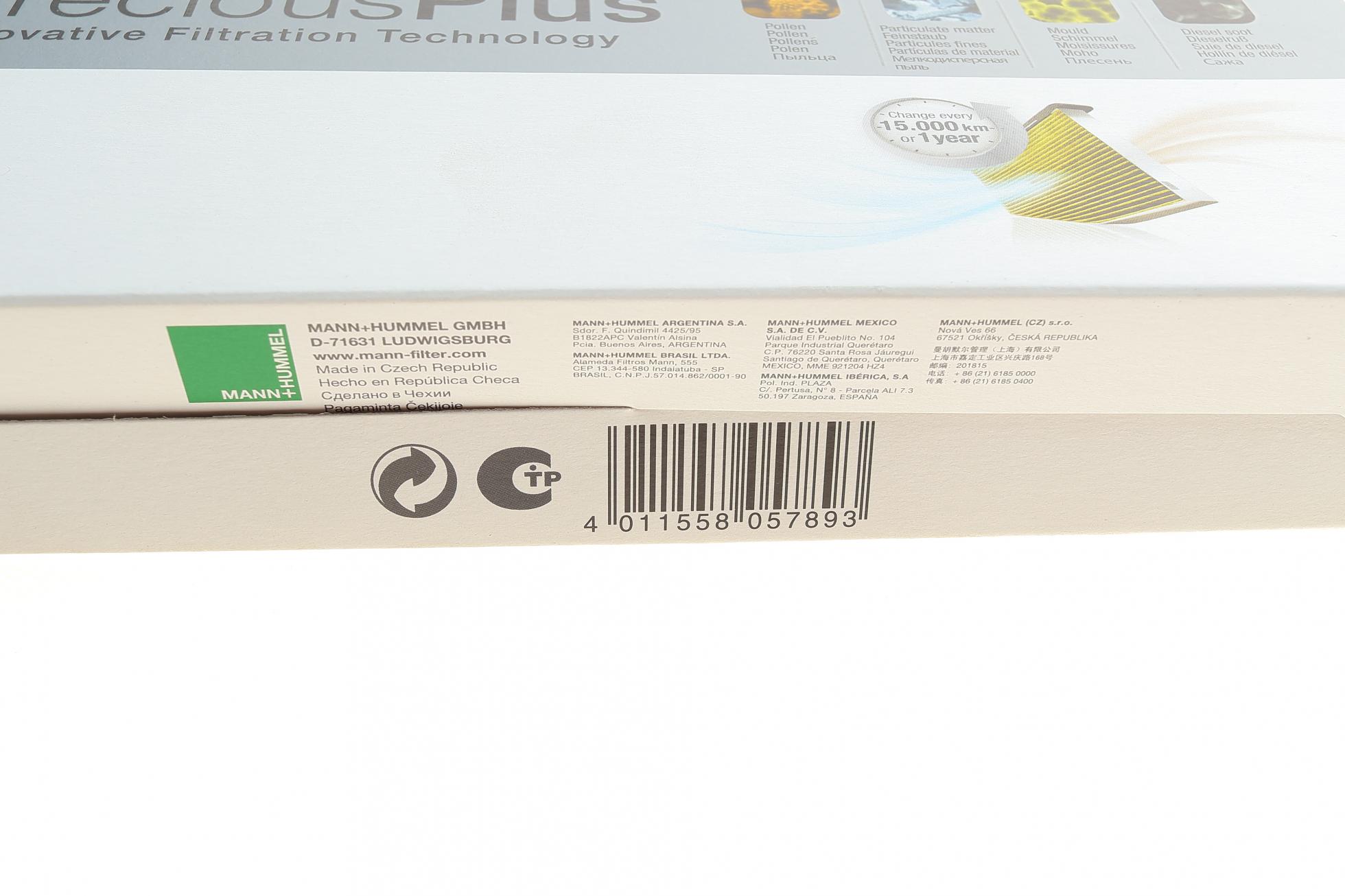 FP2842 MANN-FILTER