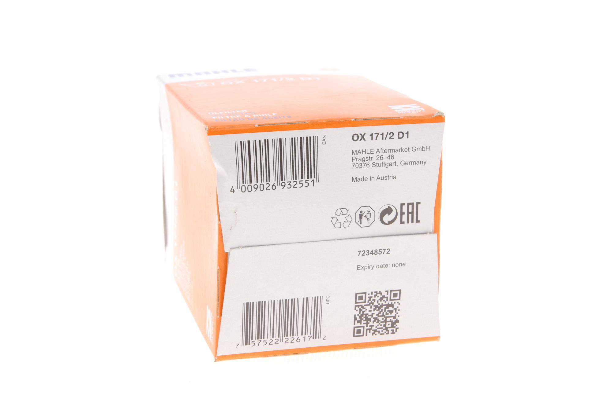 OX1712D1 MAHLE