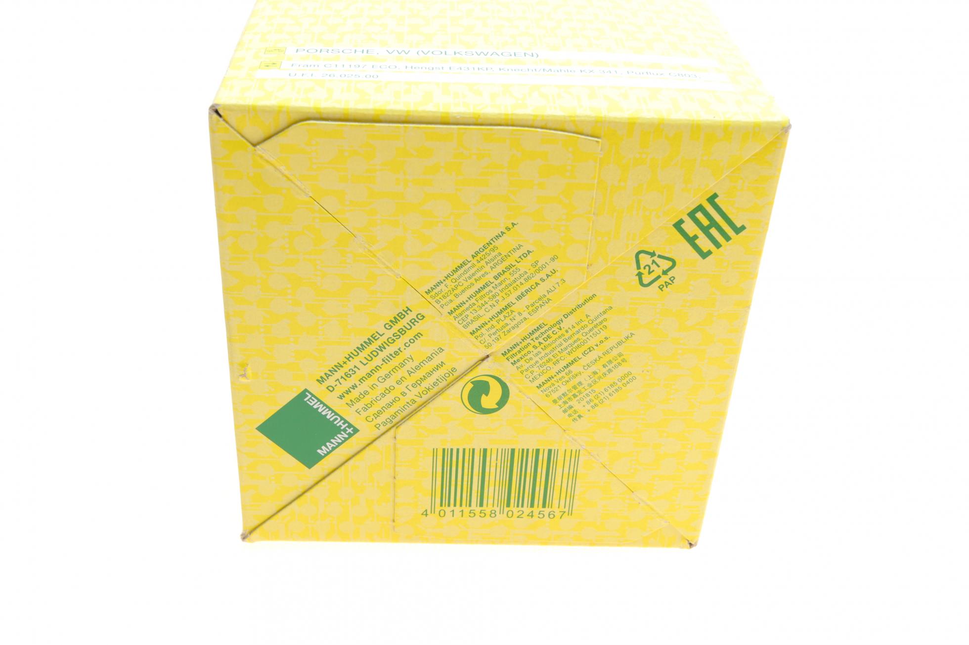 PU8007 MANN-FILTER